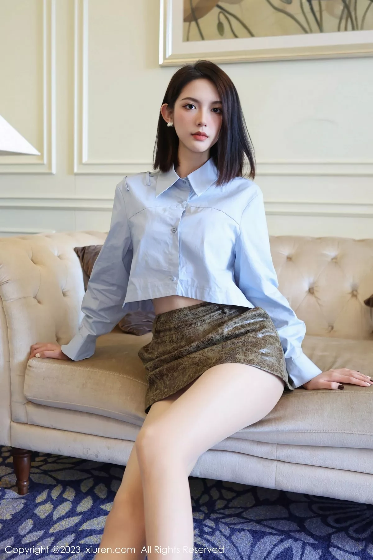 [XiuRen秀人网] 2023.04.28 No.6661 乔一一 短裙美腿 [81P] NO.2