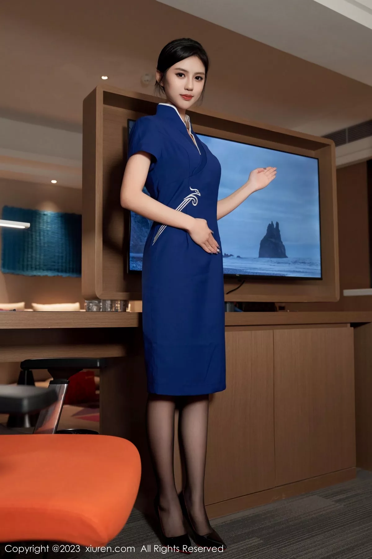 [XiuRen秀人网] 2023.05.11 No.6720 浅浅Danny 制服美腿 [102P] NO.7