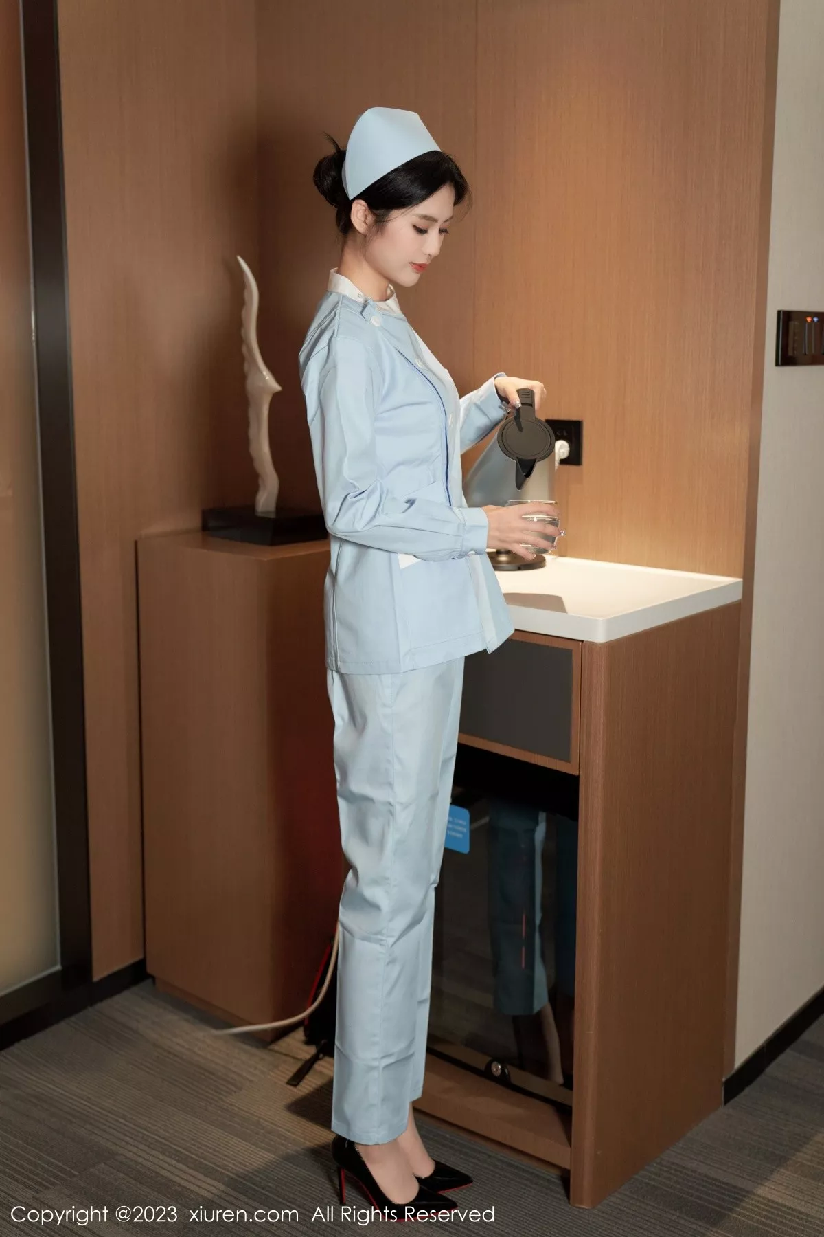 [XiuRen秀人网] 2023.05.16 No.6745 浅浅Danny 护士服美腿 [85P] NO.8