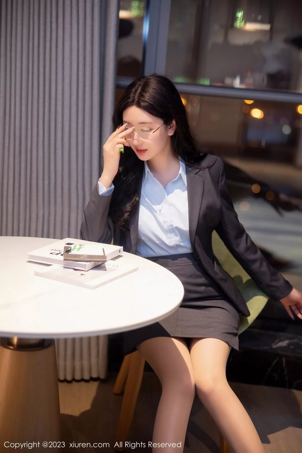 [XiuRen秀人网] 2023.04.20 No.6607 江真真 丝袜制服 [86P] NO.5