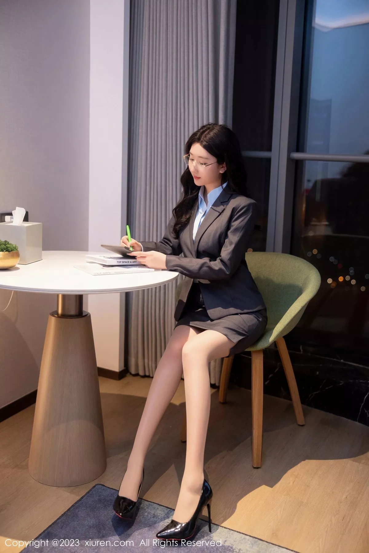 [XiuRen秀人网] 2023.04.20 No.6607 江真真 丝袜制服 [86P] NO.3