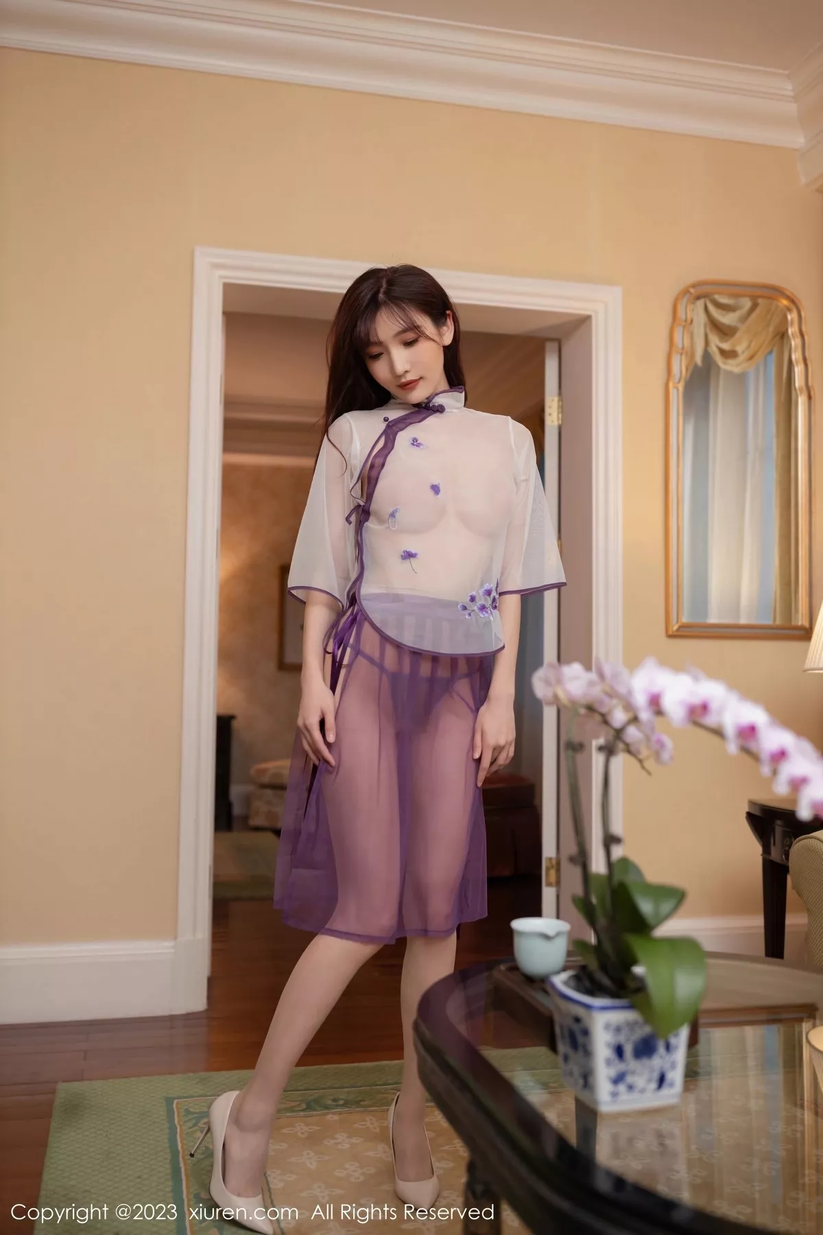 [XiuRen秀人网] 2023.04.20 No.6608 陆萱萱 古装美腿 [80P] NO.1