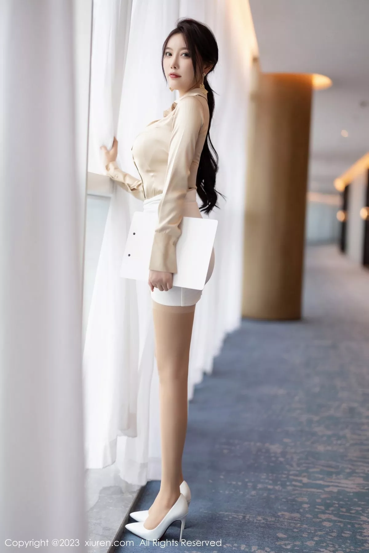 [XiuRen秀人网] 2023.04.23 No.6620 杨晨晨Yome 美臀短裙 [91P] NO.1