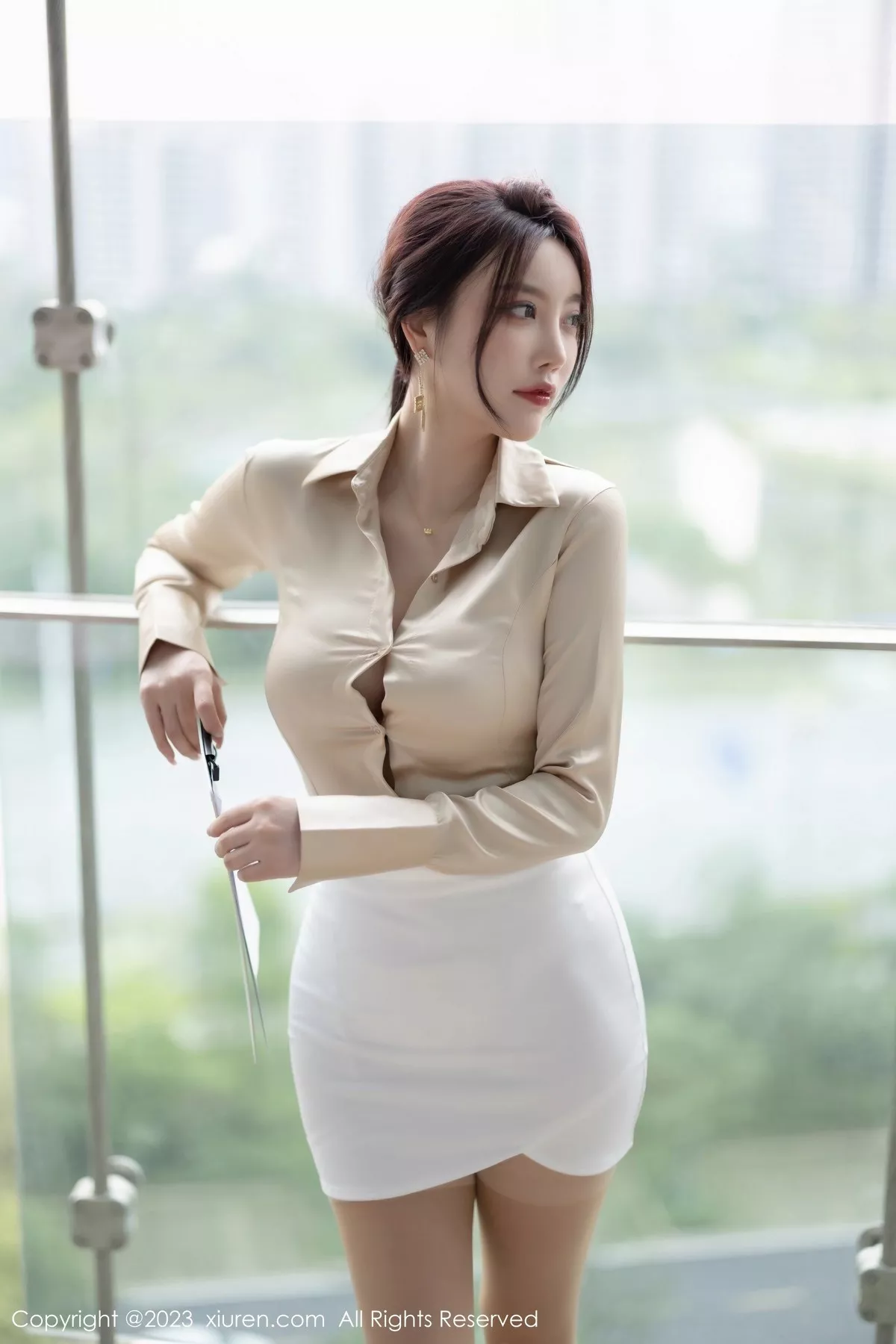 [XiuRen秀人网] 2023.04.23 No.6620 杨晨晨Yome 美臀短裙 [91P] NO.10