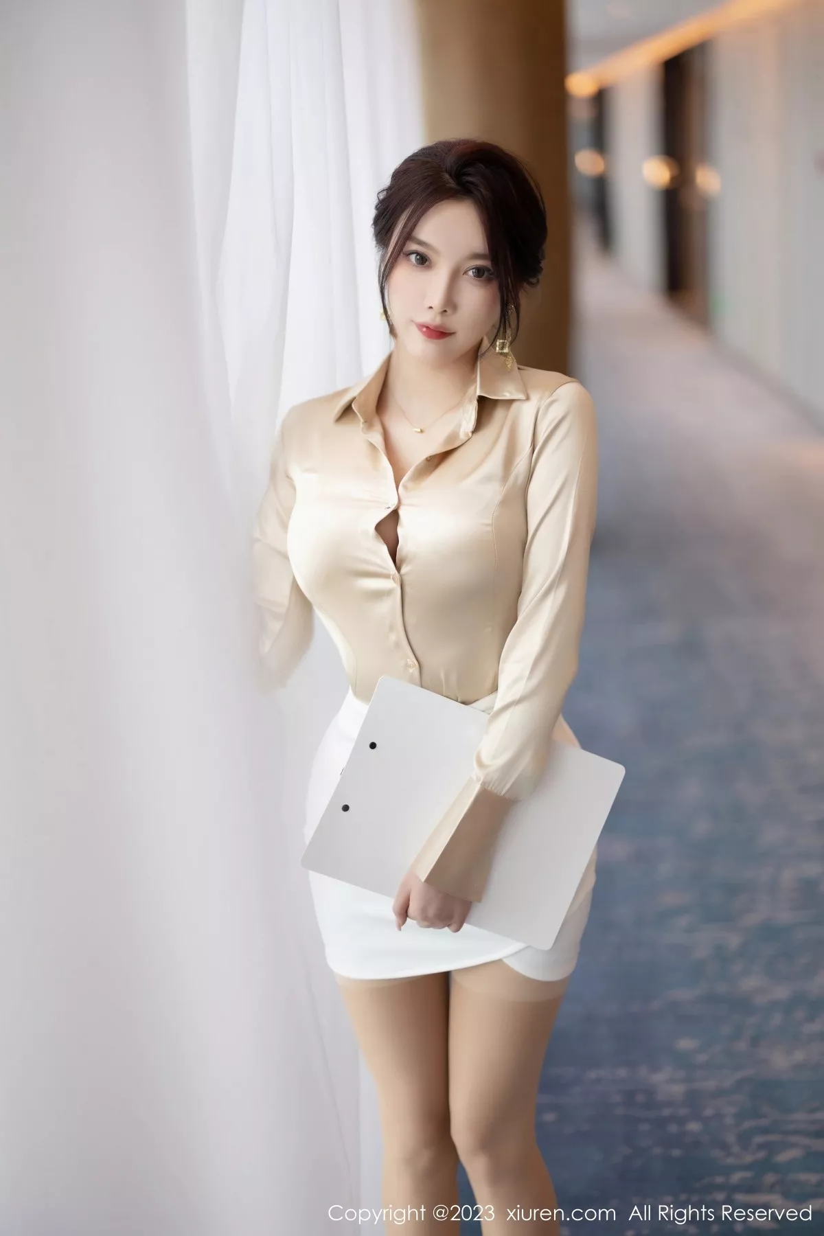 [XiuRen秀人网] 2023.04.23 No.6620 杨晨晨Yome 美臀短裙 [91P] NO.3