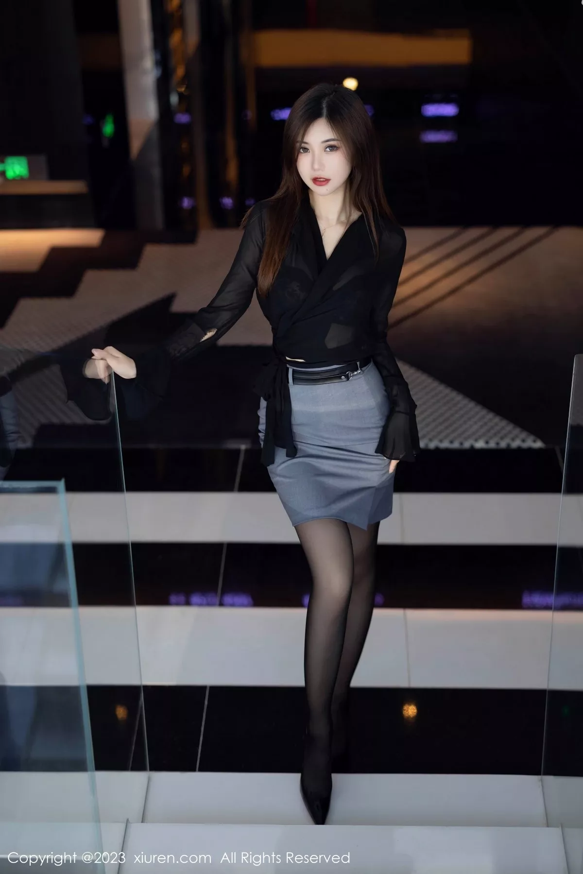 [XiuRen秀人网] 2023.05.19 No.6770 绮里嘉ula 短裙黑丝 [93P] NO.3