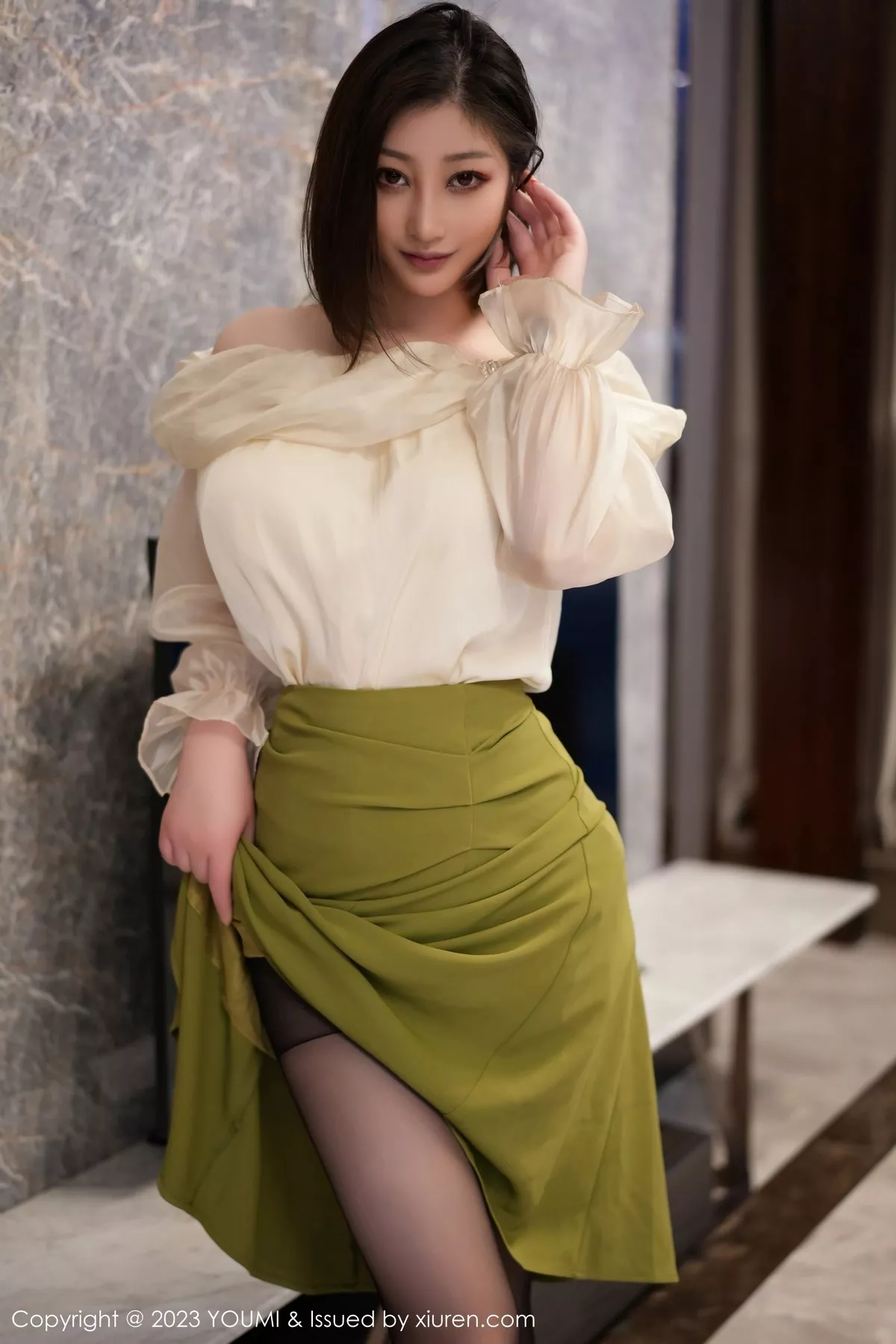 [YOUMI尤蜜荟] 2023.05.19 VOL.940 妲己_Toxic 黑丝短裙 [89P] NO.6