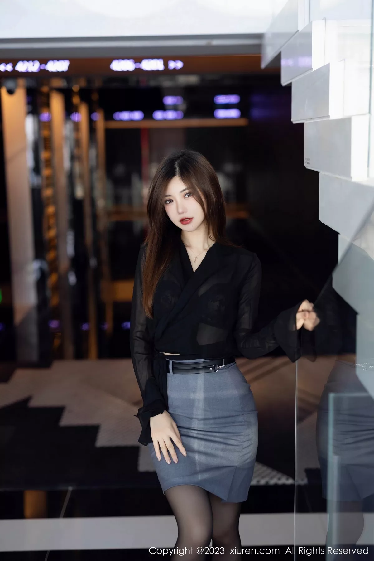 [XiuRen秀人网] 2023.05.19 No.6770 绮里嘉ula 短裙黑丝 [93P] NO.1