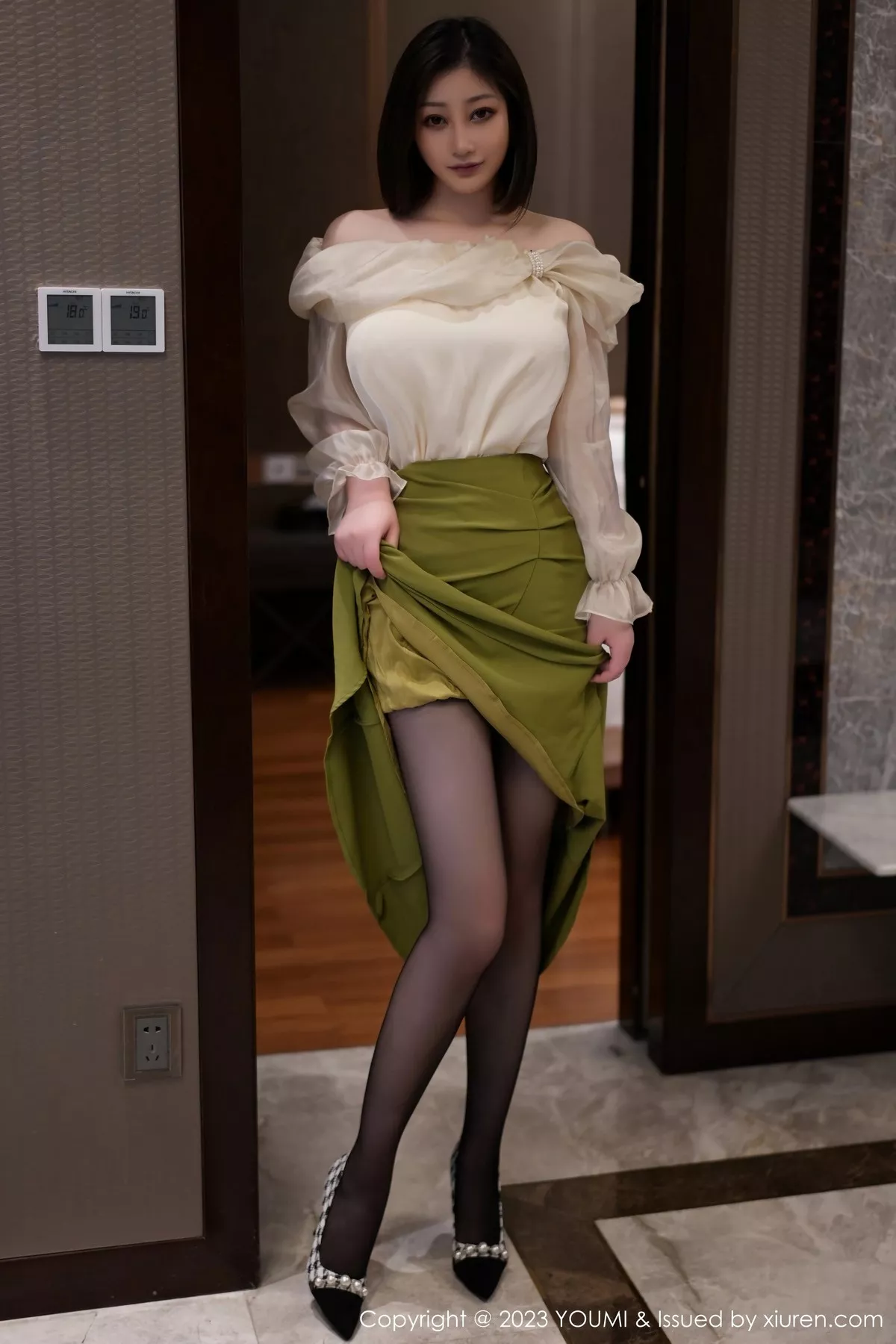 [YOUMI尤蜜荟] 2023.05.19 VOL.940 妲己_Toxic 黑丝短裙 [89P] NO.3