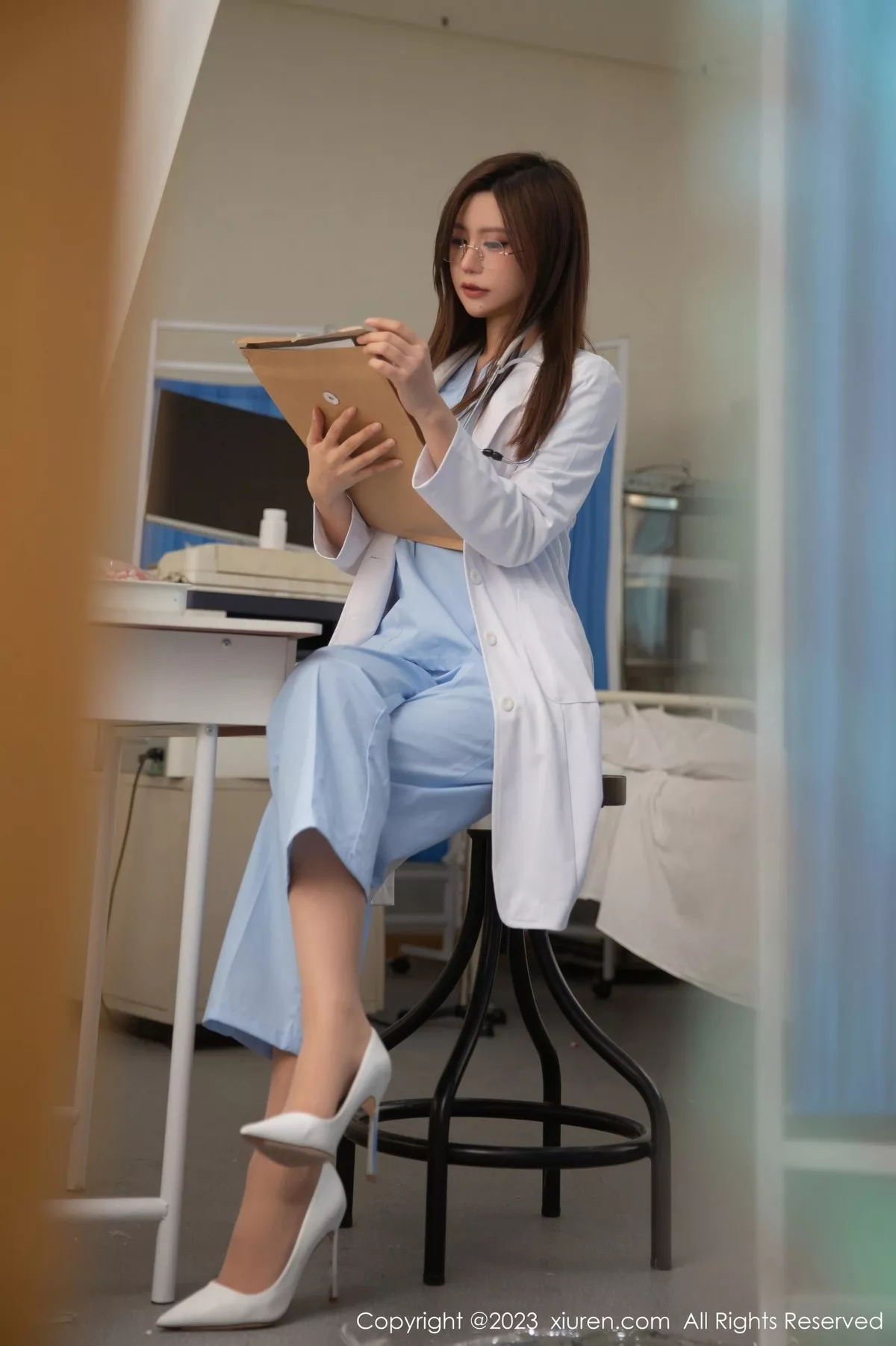 [XiuRen秀人网] 2023.06.02 No.6849 绮里嘉ula 美腿医生 [83P] NO.3