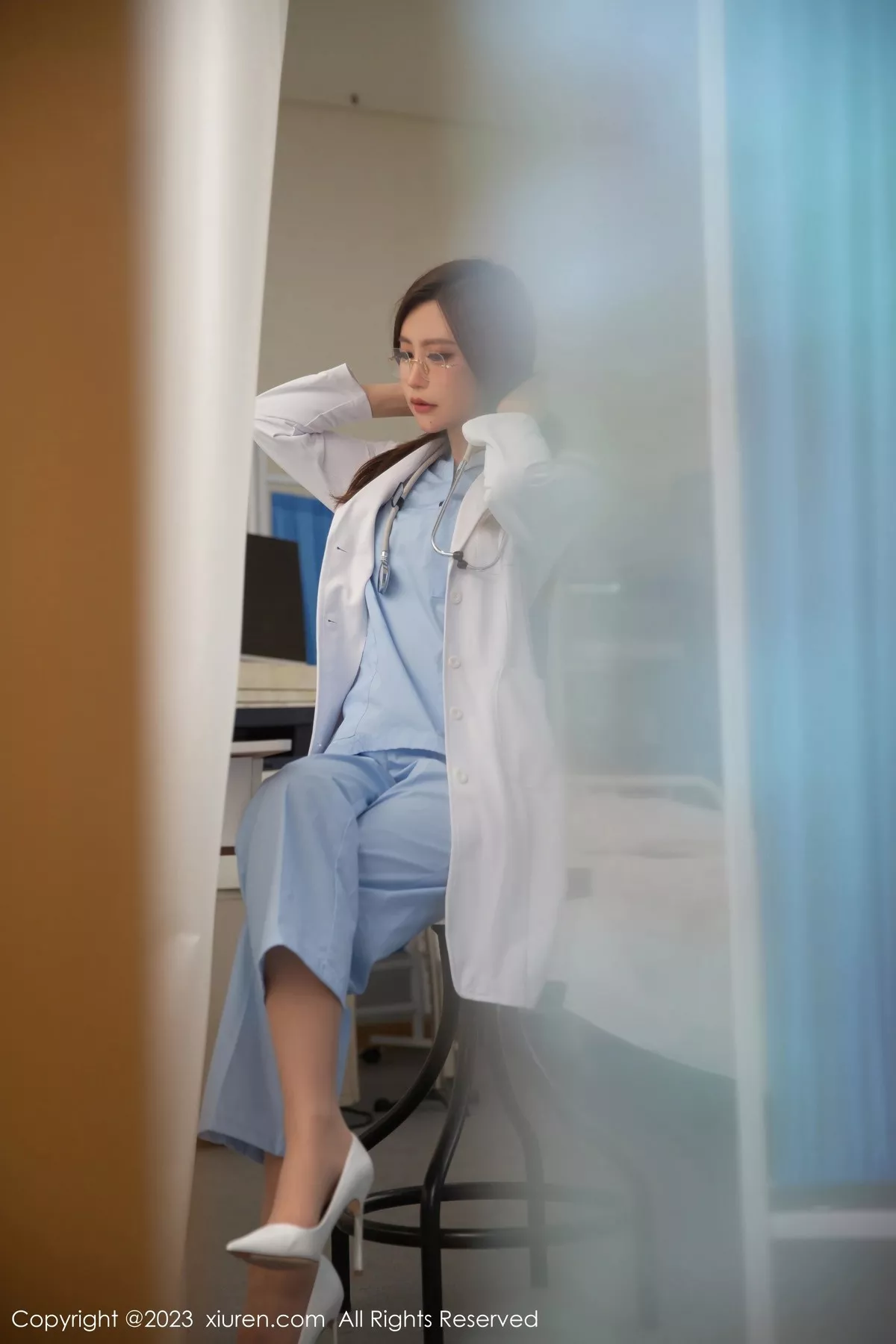 [XiuRen秀人网] 2023.06.02 No.6849 绮里嘉ula 美腿医生 [83P] NO.4
