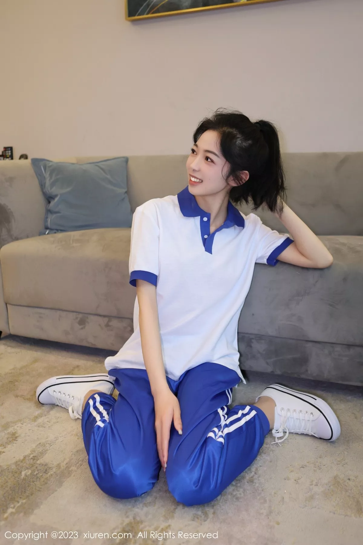 [XiuRen秀人网] 2023.06.05 No.6855 茜茜Kimi 学妹装美腿 [85P] NO.9