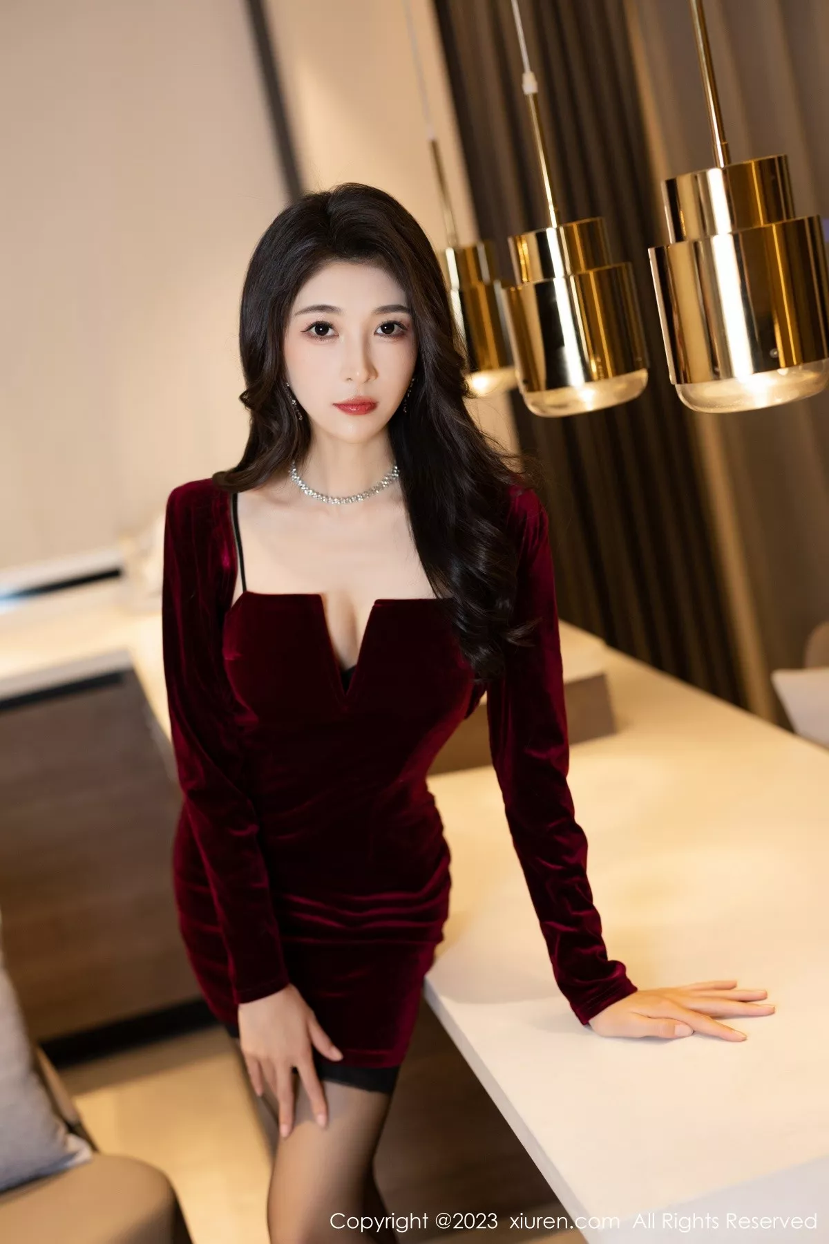 [XiuRen秀人网] 2023.06.05 No.6858 林乐一 黑丝美腿 [85P] NO.4