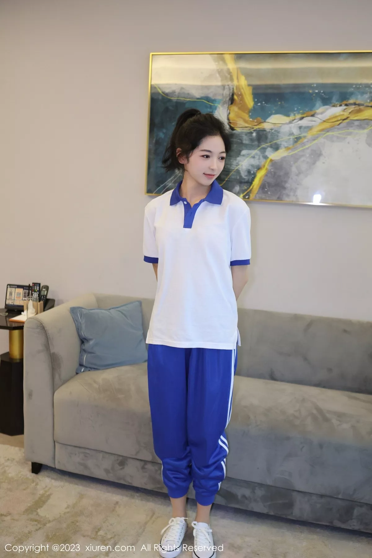 [XiuRen秀人网] 2023.06.05 No.6855 茜茜Kimi 学妹装美腿 [85P] NO.1