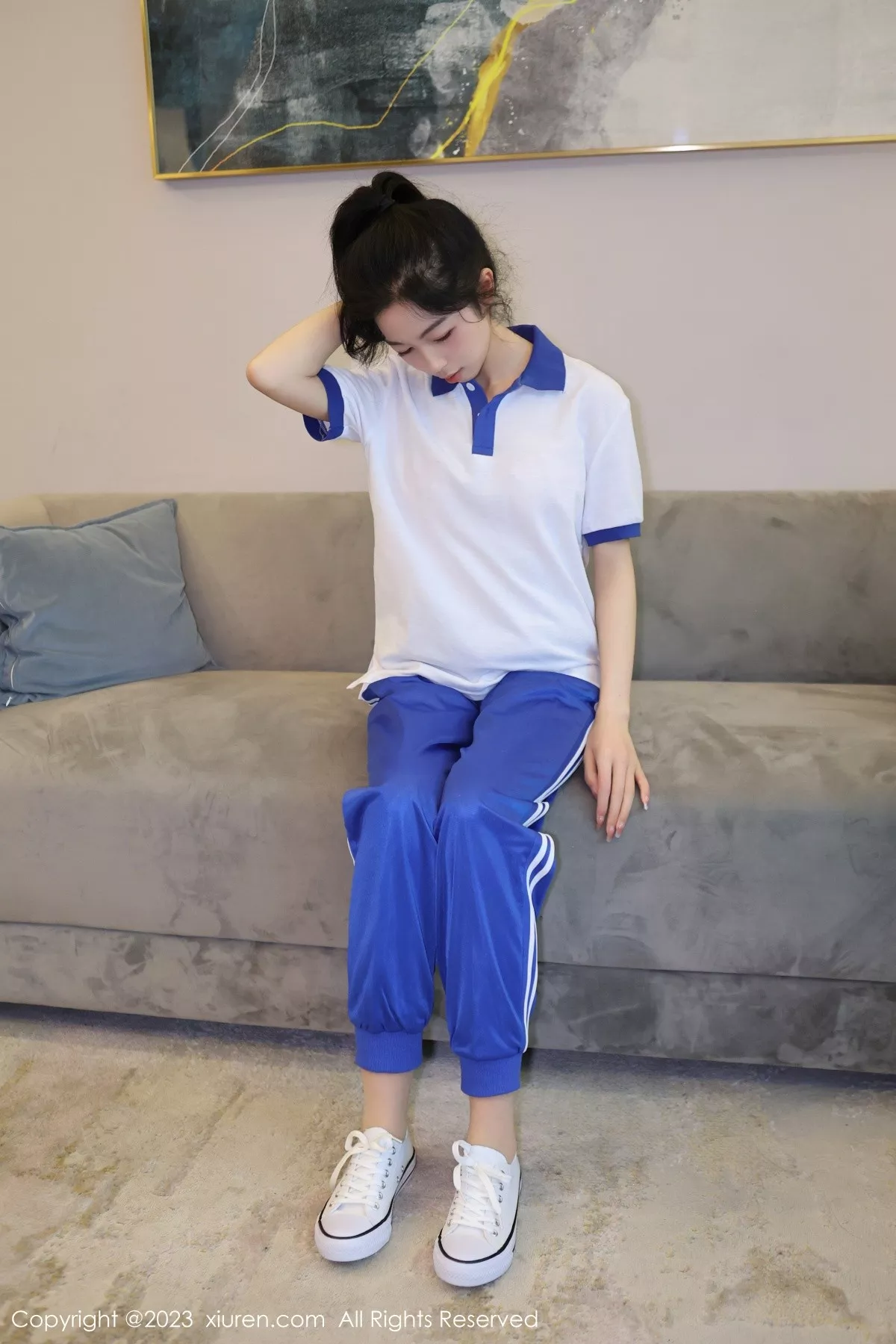 [XiuRen秀人网] 2023.06.05 No.6855 茜茜Kimi 学妹装美腿 [85P] NO.3