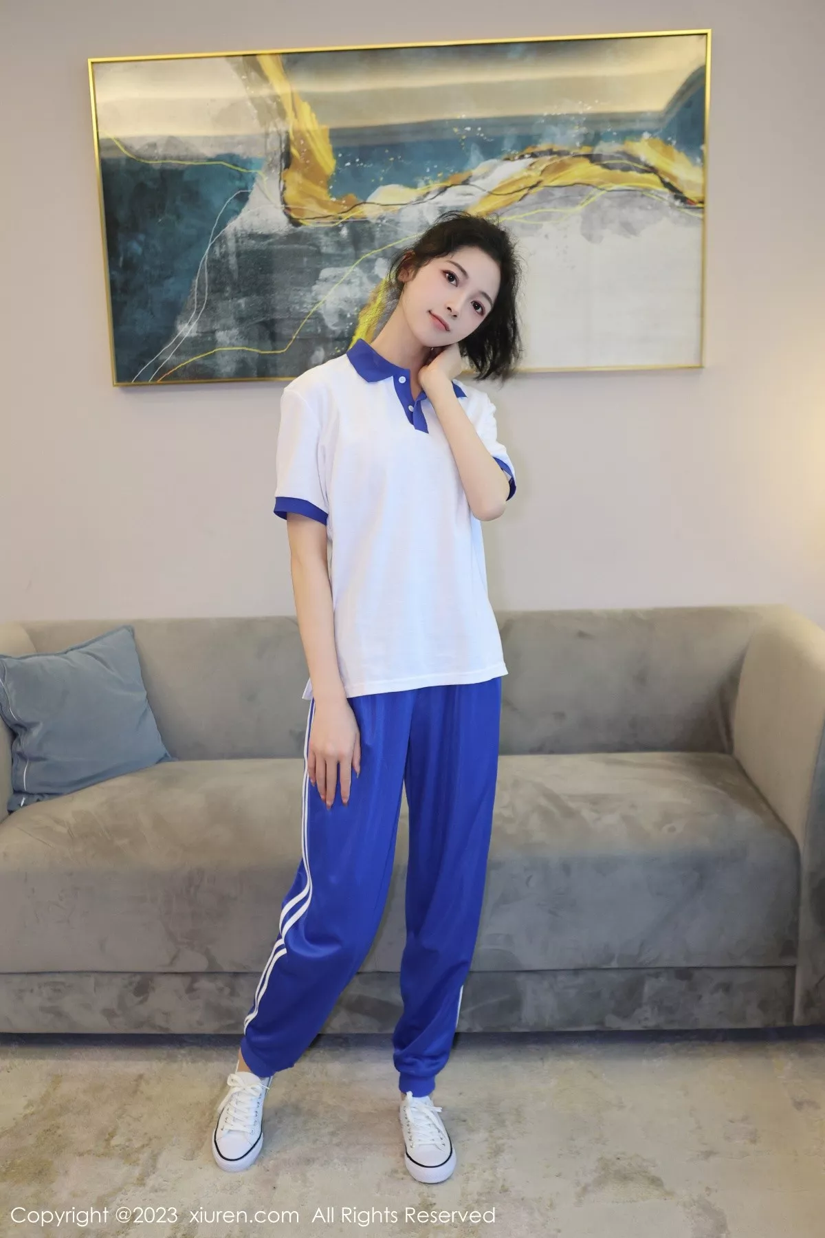 [XiuRen秀人网] 2023.06.05 No.6855 茜茜Kimi 学妹装美腿 [85P] NO.2