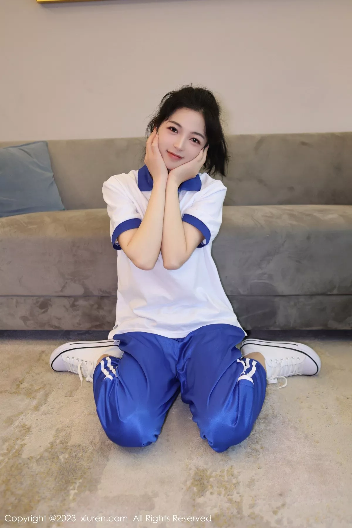 [XiuRen秀人网] 2023.06.05 No.6855 茜茜Kimi 学妹装美腿 [85P] NO.8