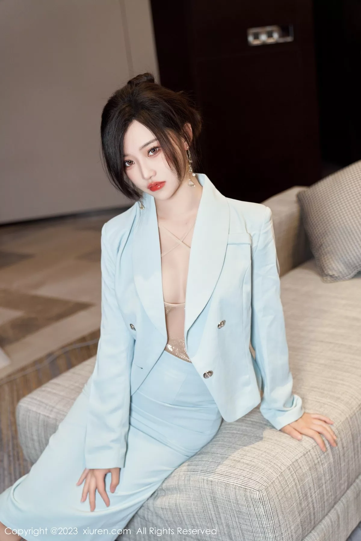 [XiuRen秀人网] 2023.06.05 No.6857 妙可可Cheese 妩媚美臀 [75P] NO.9