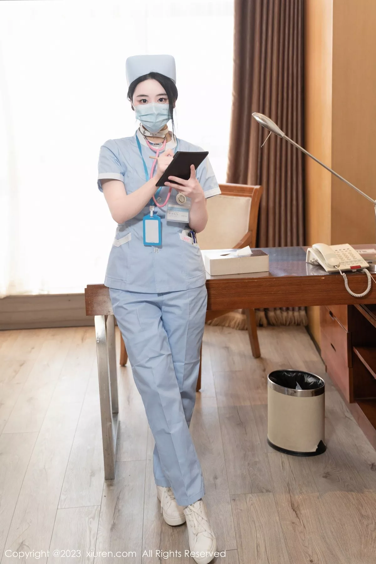 [XiuRen秀人网] 2023.06.07 No.6868 汐汐爱吃草莓 护士服美臀 [62P] NO.7