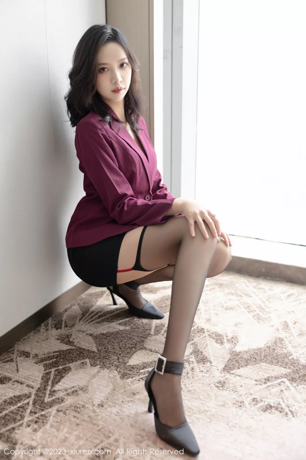 [XiuRen秀人网] 2023.06.07 No.6870 郑颖姗Bev 黑丝美臀 [88P] NO.3