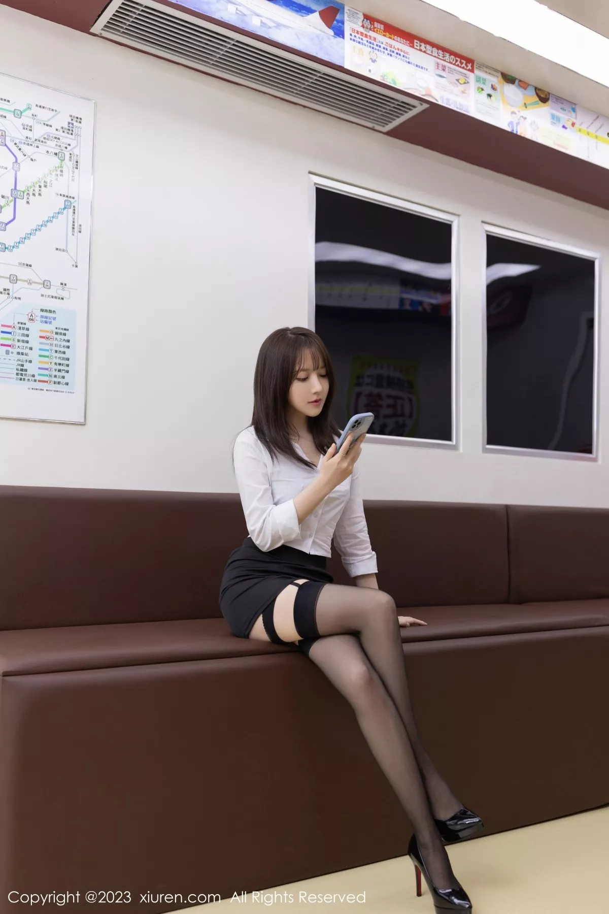 [XiuRen秀人网] 2023.06.07 No.6875 杏子Yada 组合拍摄 丝袜美腿 [81P] NO.1