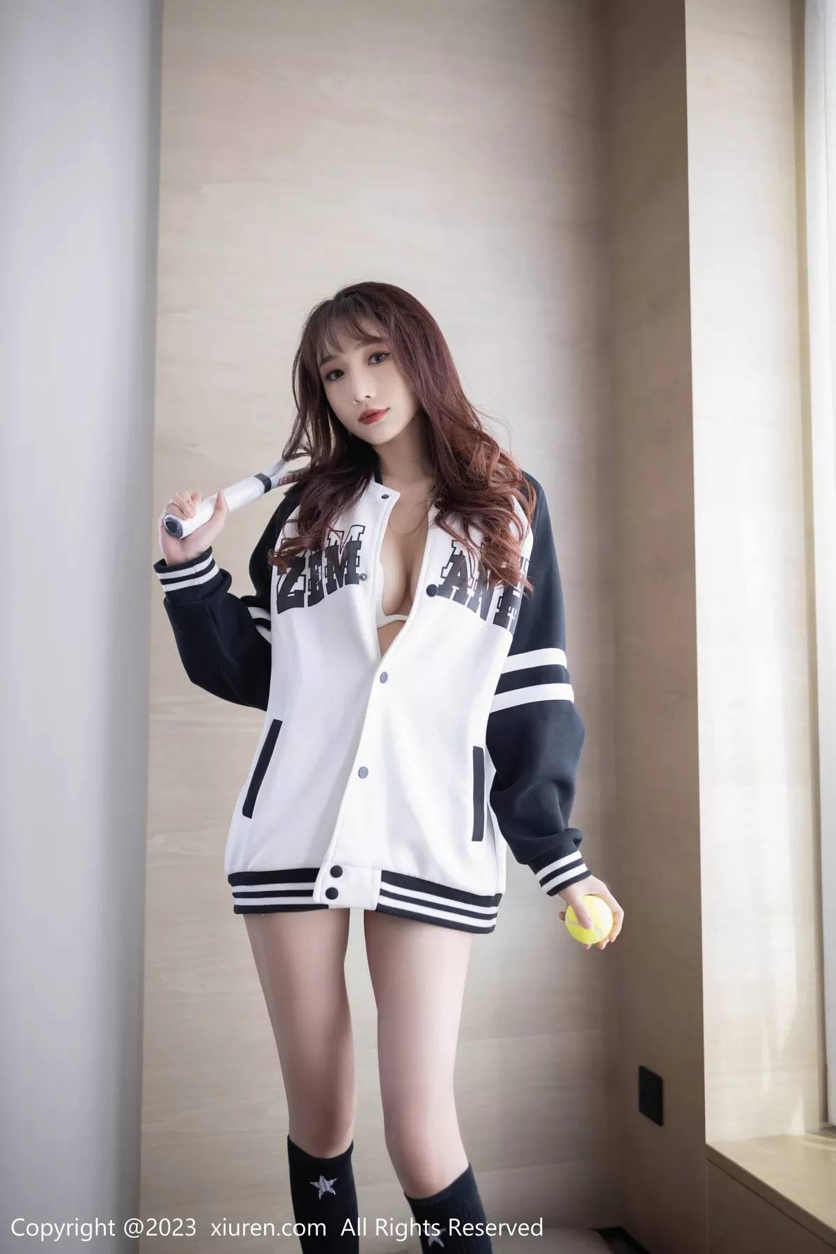 [XiuRen秀人网] 2023.06.08 No.6884 陆萱萱 网球美腿 [81P] NO.3