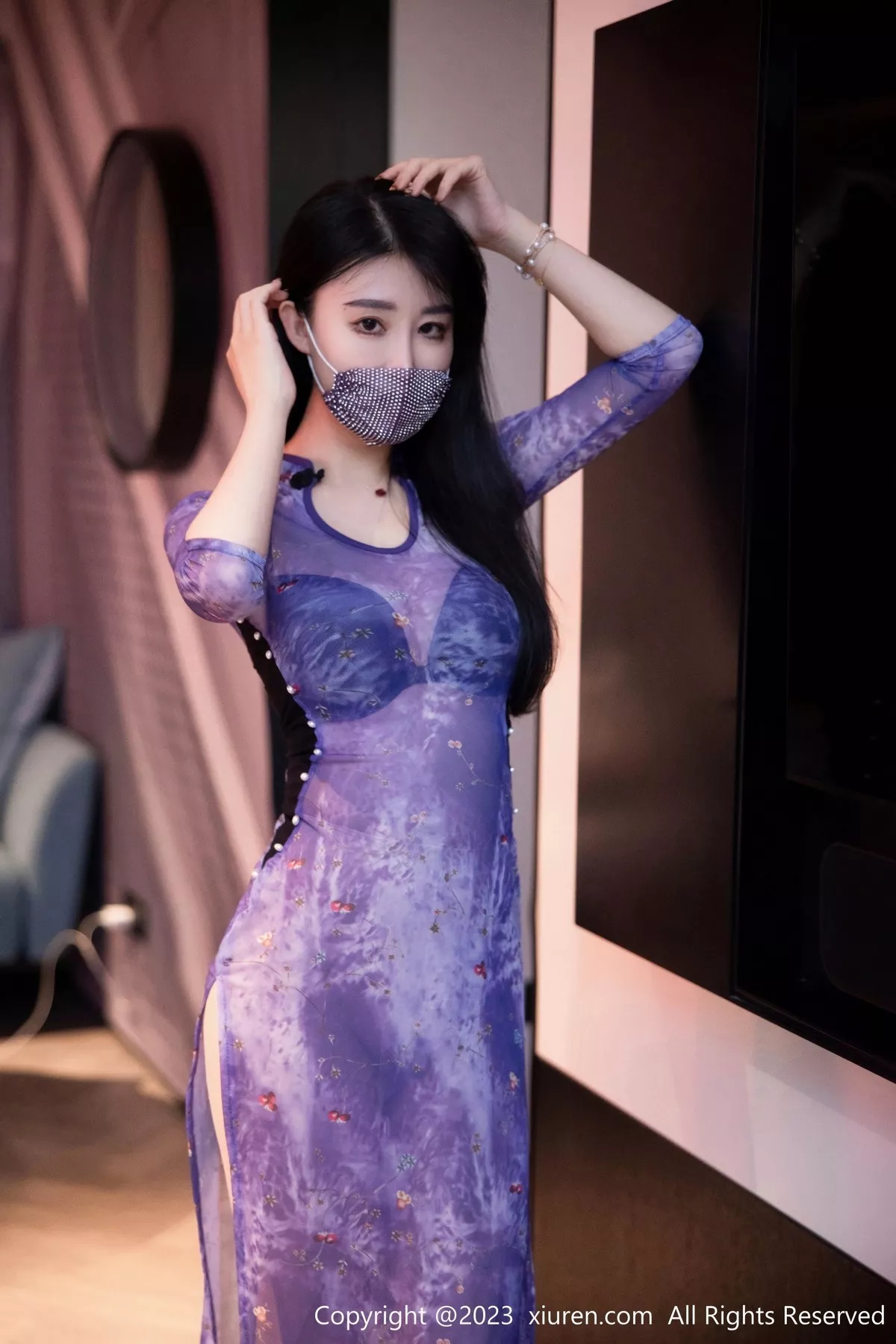 [XiuRen秀人网] 2023.06.08 No.6876 司柠 美腿长裙 [56P] NO.3