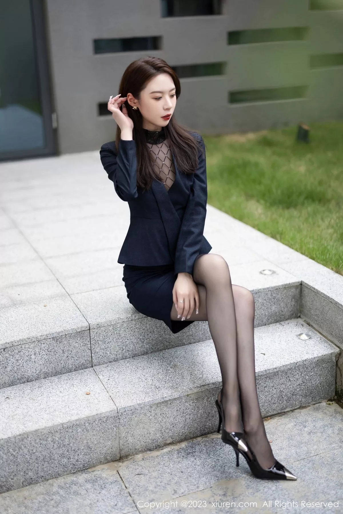 [XiuRen秀人网] 2023.06.14 No.6914 梦心玥 黑丝美腿 [89P] NO.11