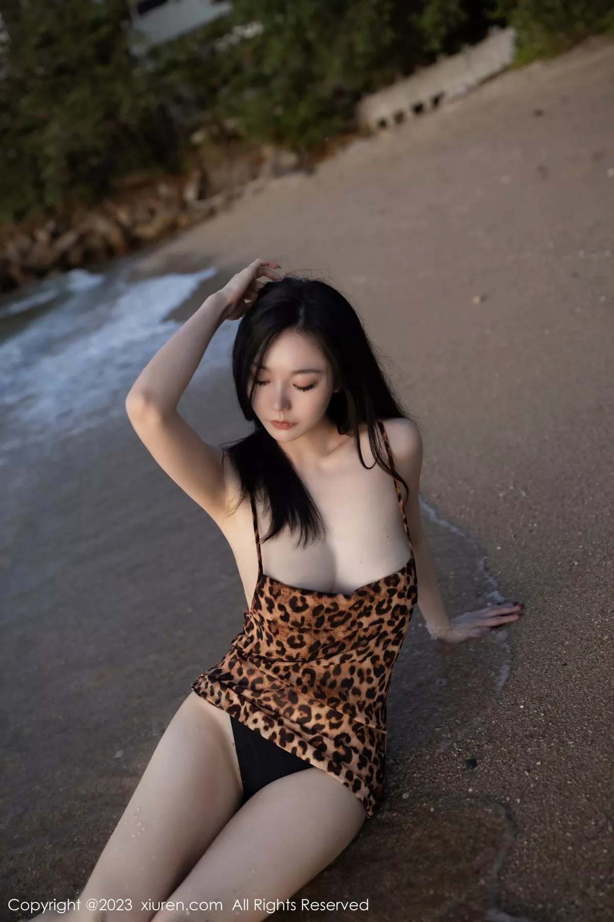 [XiuRen秀人网] 2023.05.23 No.6787 安然anran 豹纹美腿 [81P] NO.12