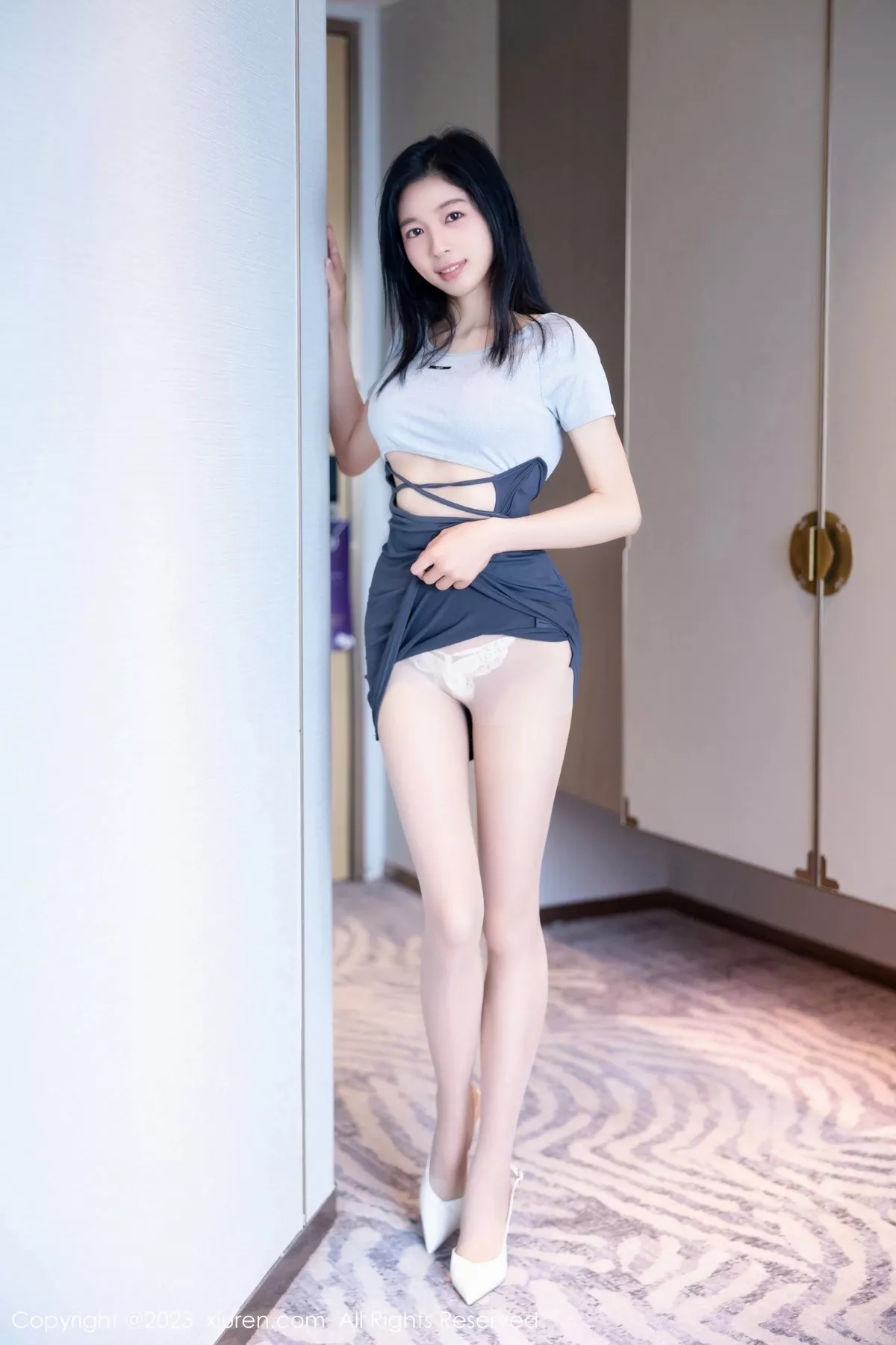 [XiuRen秀人网] 2023.05.23 No.6784 茜茜Kimi 短裙美腿 [84P] NO.9