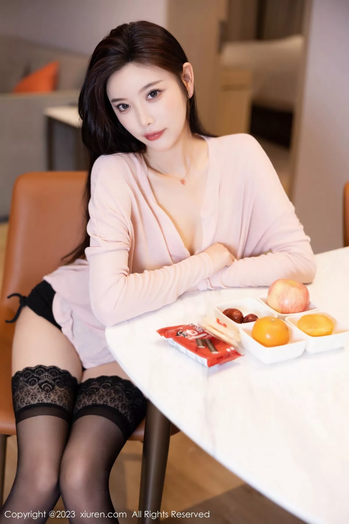 [XiuRen秀人网] 2023.05.23 No.6788 杨晨晨Yome 黑丝美臀 [85P] NO.9