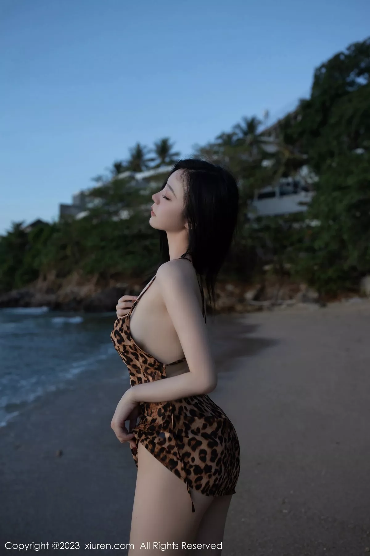 [XiuRen秀人网] 2023.05.23 No.6787 安然anran 豹纹美腿 [81P] NO.8