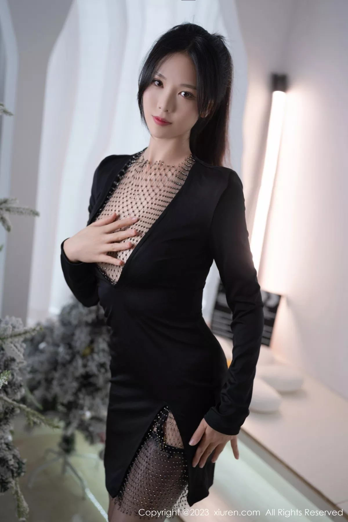 [XiuRen秀人网] 2023.05.24 No.6796 利世 黑丝美腿 [47P] NO.10