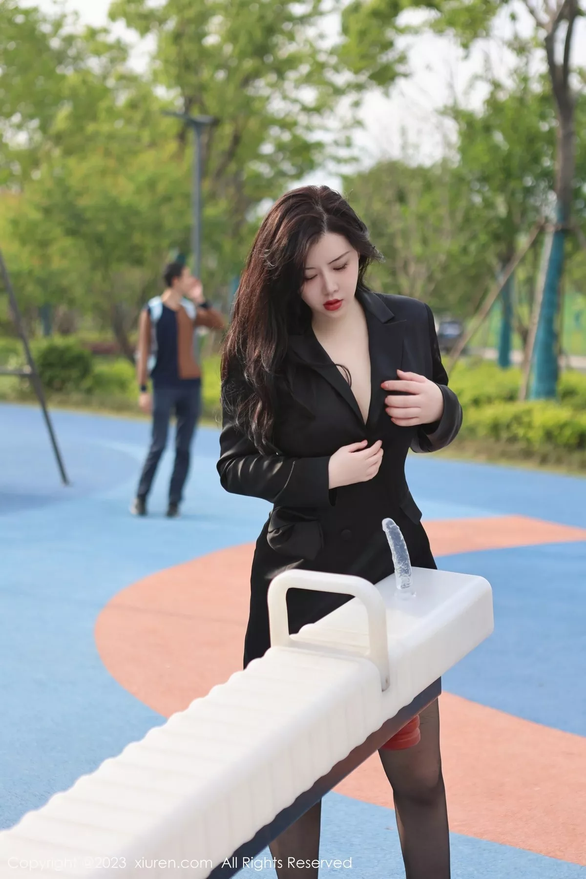 [XiuRen秀人网] 2023.05.26 No.6805 王婉悠Queen 黑丝美臀 [75P] NO.2