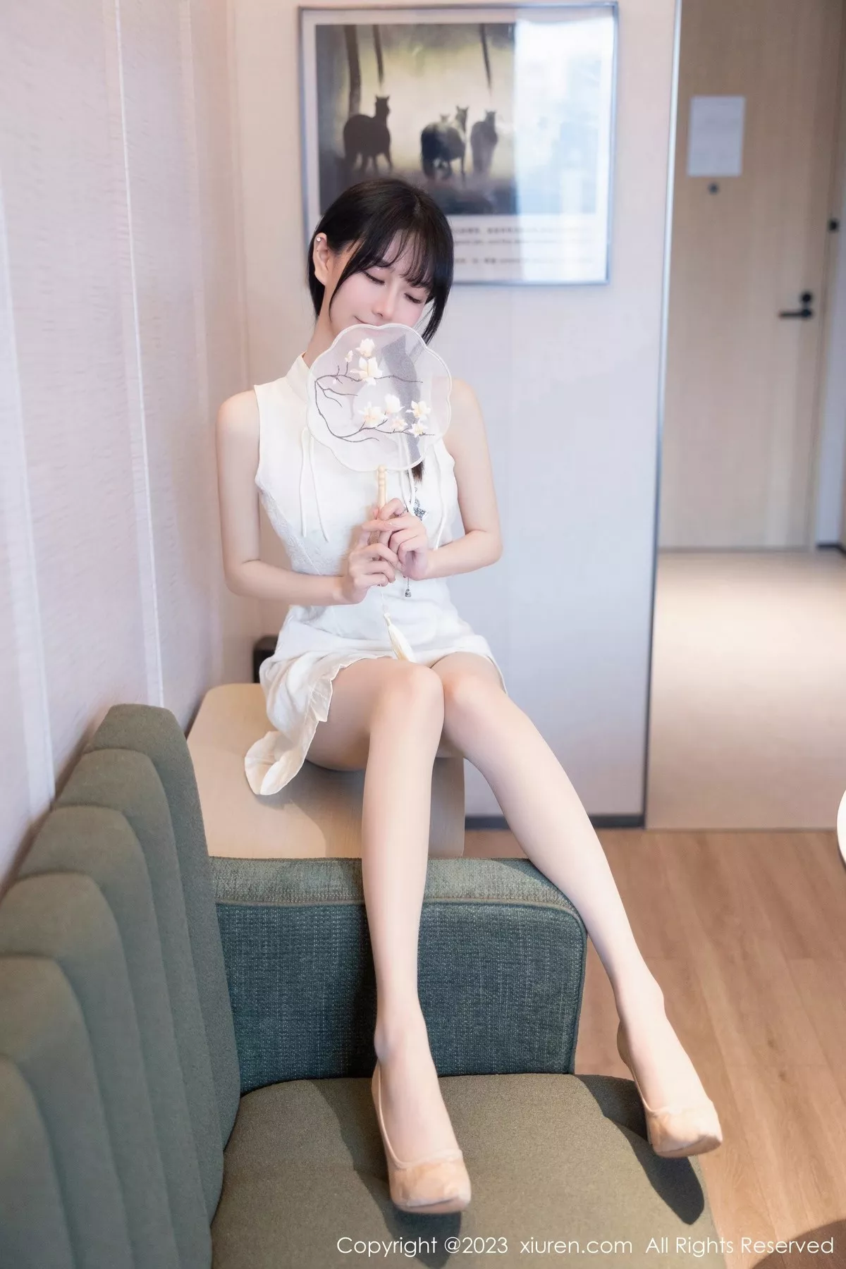 [XiuRen秀人网] 2023.05.26 No.6813 幼幼 旗袍美腿 [80P] NO.8