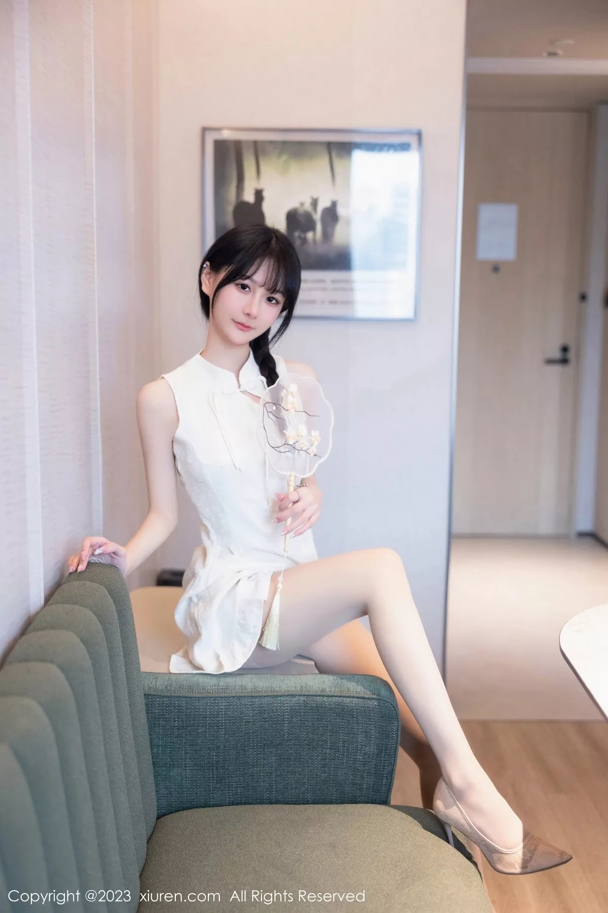 [XiuRen秀人网] 2023.05.26 No.6813 幼幼 旗袍美腿 [80P] NO.9