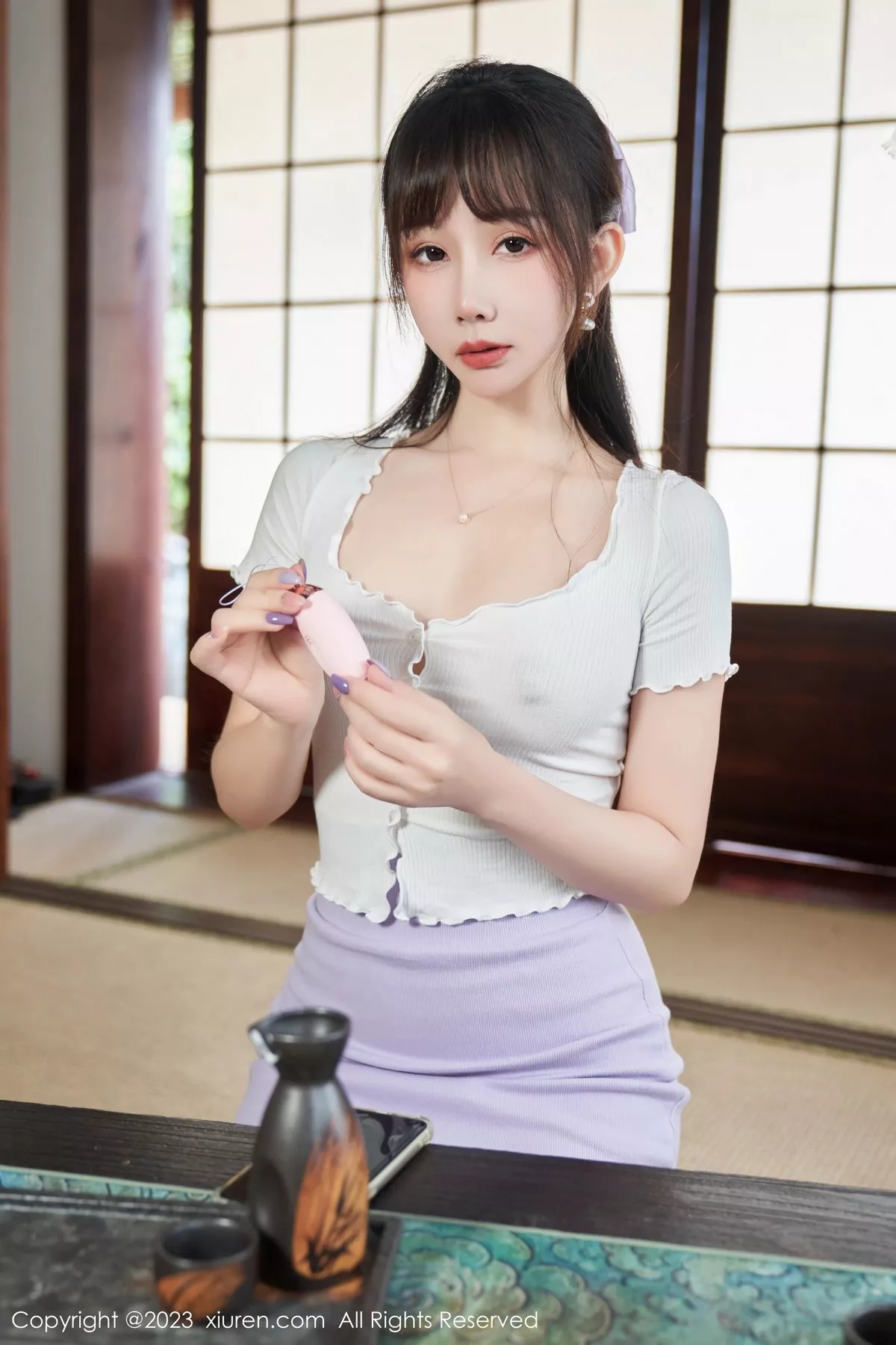 [XiuRen秀人网] 2023.05.29 No.6820 波巧酱 美腿丝袜 [88P] NO.7