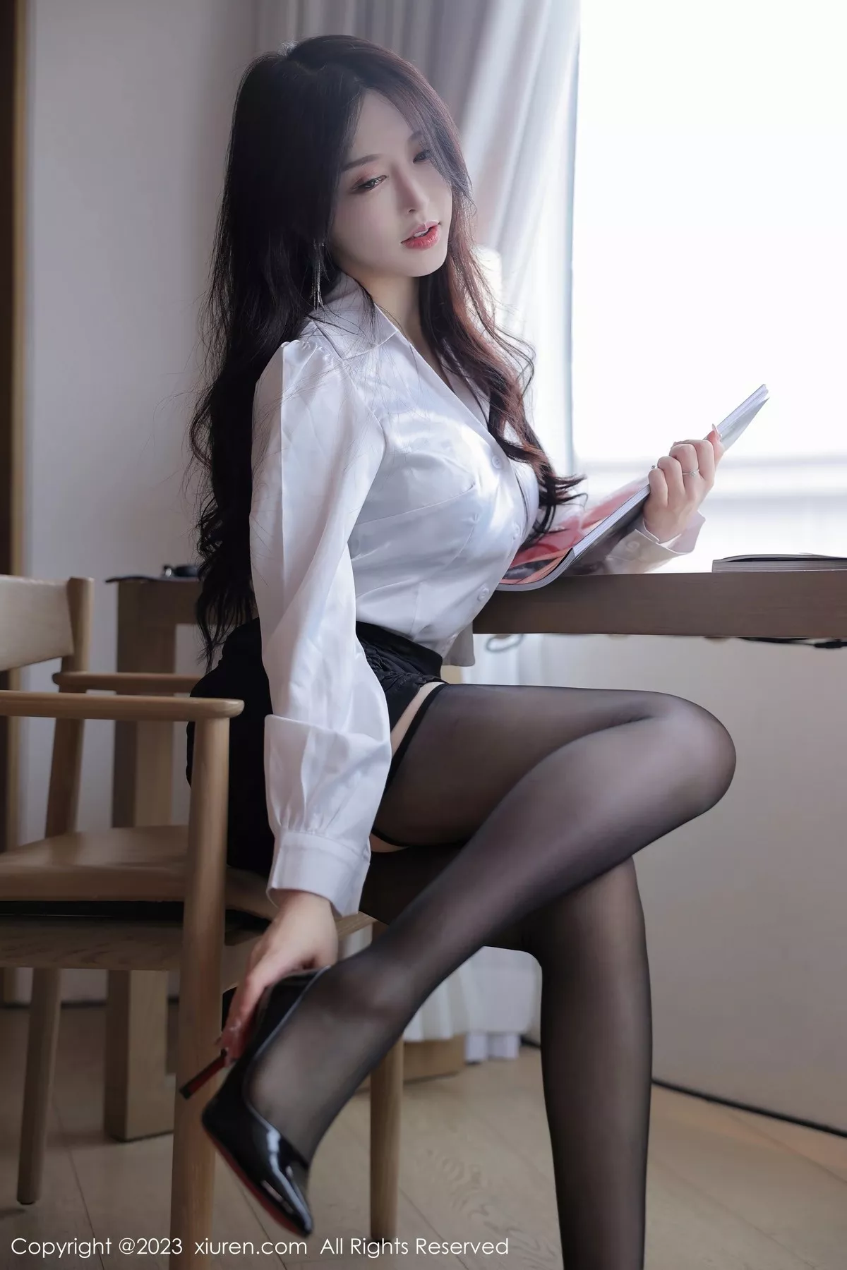 [XiuRen秀人网] 2023.05.30 No.6824 玉兔miki 黑丝美腿 [90P] NO.4