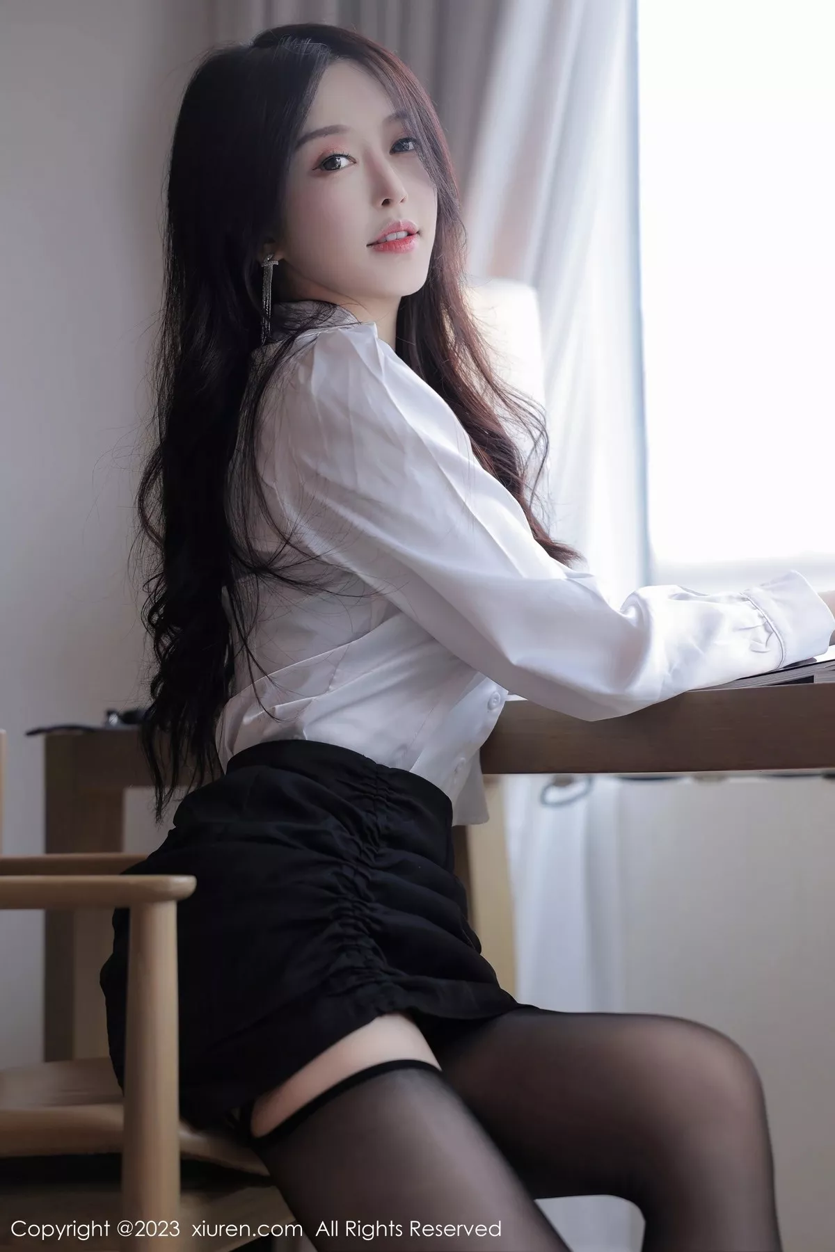 [XiuRen秀人网] 2023.05.30 No.6824 玉兔miki 黑丝美腿 [90P] NO.5