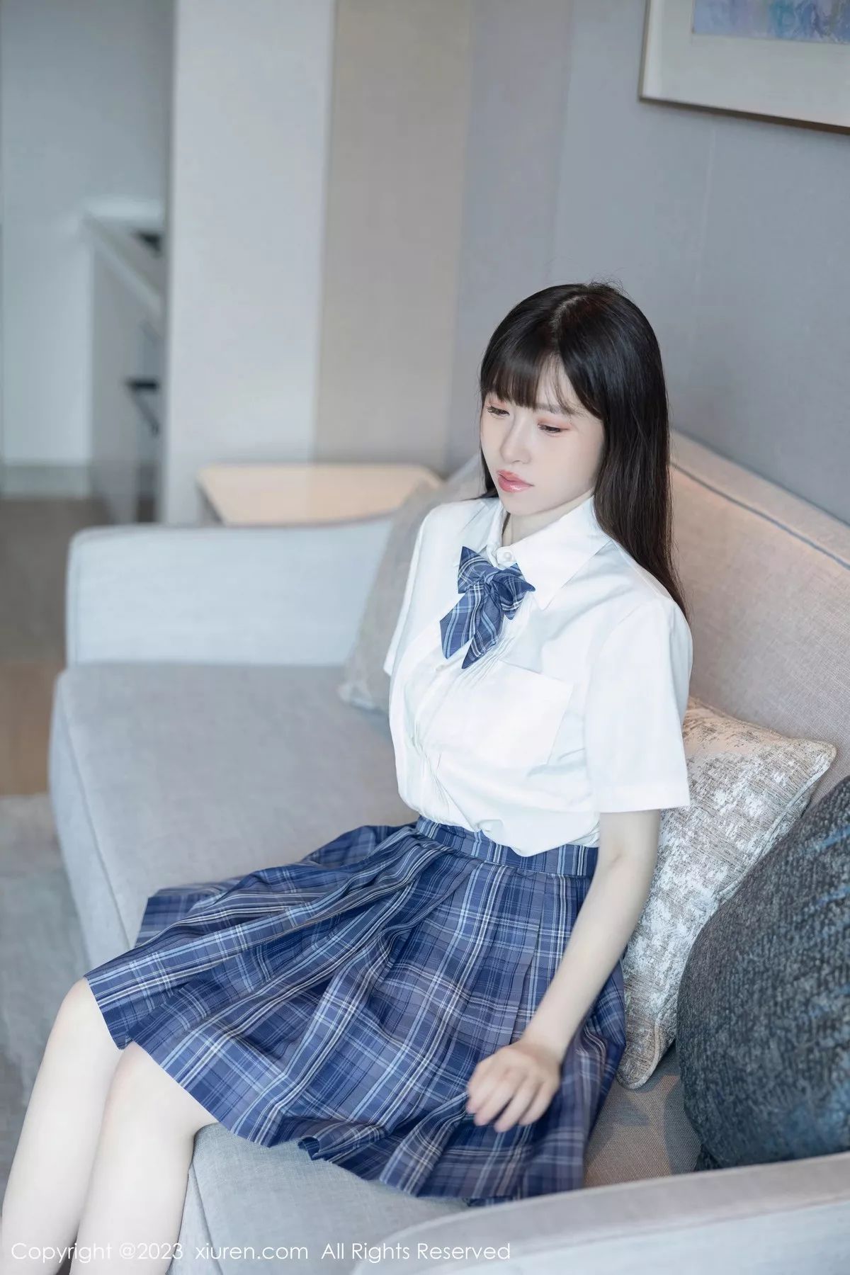 [XiuRen秀人网] 2023.06.29 No.6993 林悠悠 格子裙美腿 [103P] NO.7