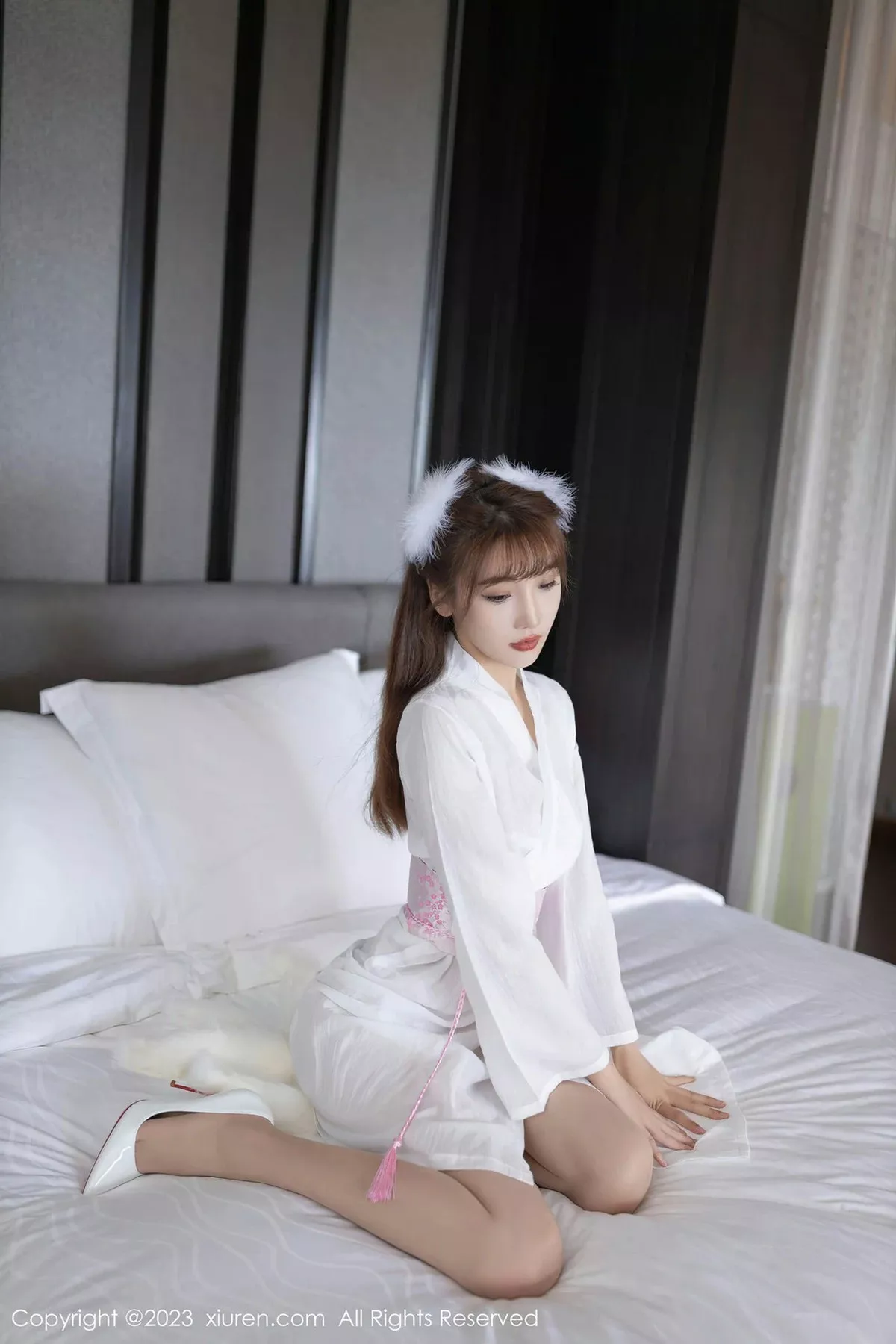 [XiuRen秀人网] 2023.06.29 No.6999 陆萱萱 丝袜美腿 [80P] NO.5