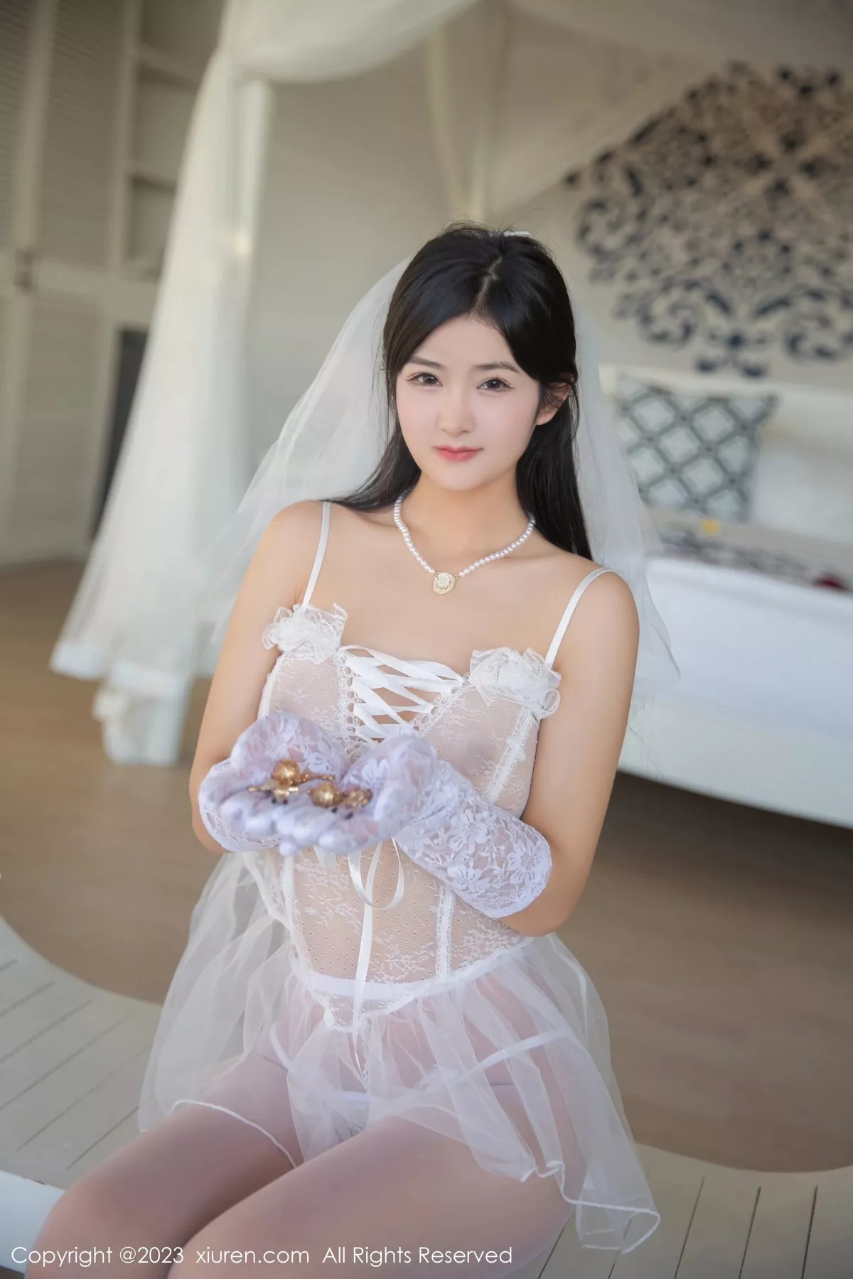 [XiuRen秀人网] 2023.06.29 No.6994 谭小灵 婚纱美腿 [74P] NO.10