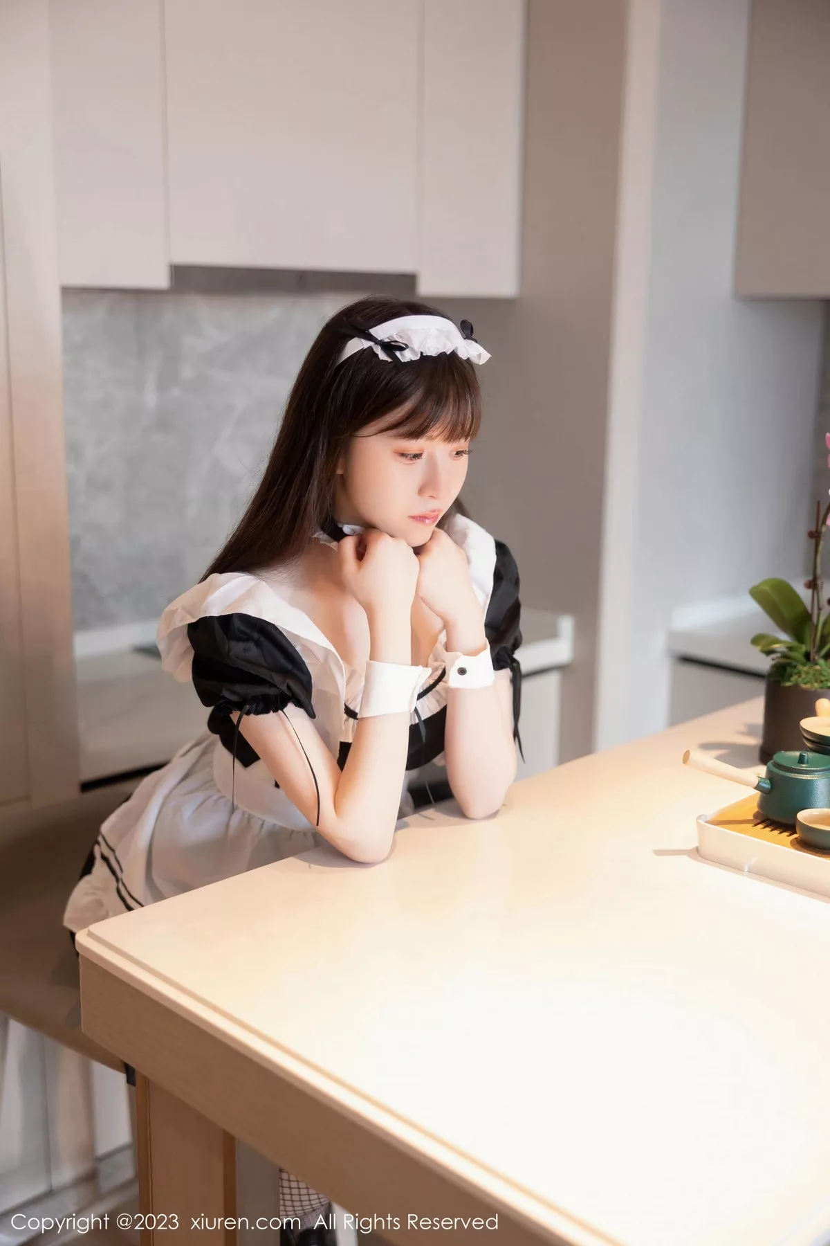 [XiuRen秀人网] 2023.07.06 No.7034 林悠悠 黑丝美腿 [84P] NO.9