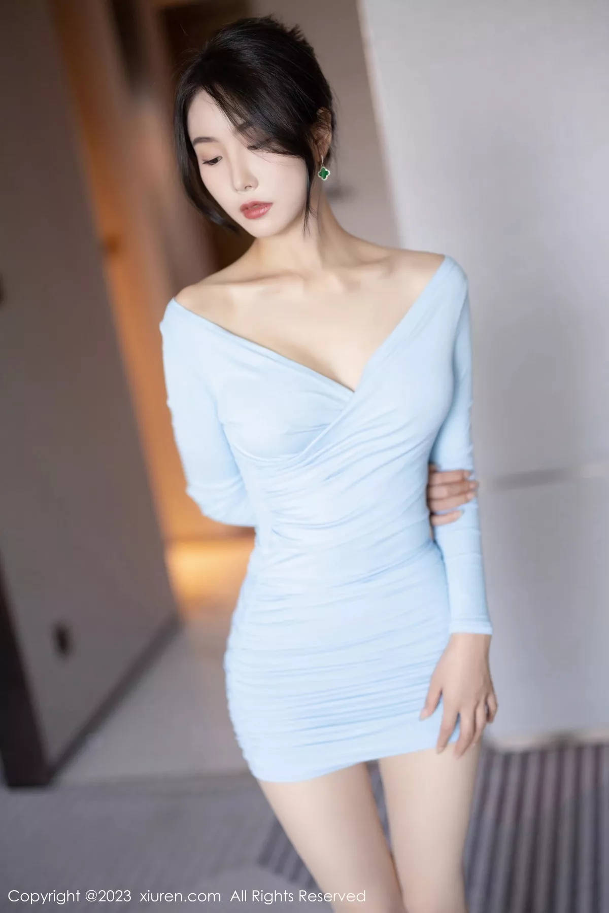 [XiuRen秀人网] 2023.07.10 No.7053 苏苏阿 美腿丝袜 [87P] NO.6