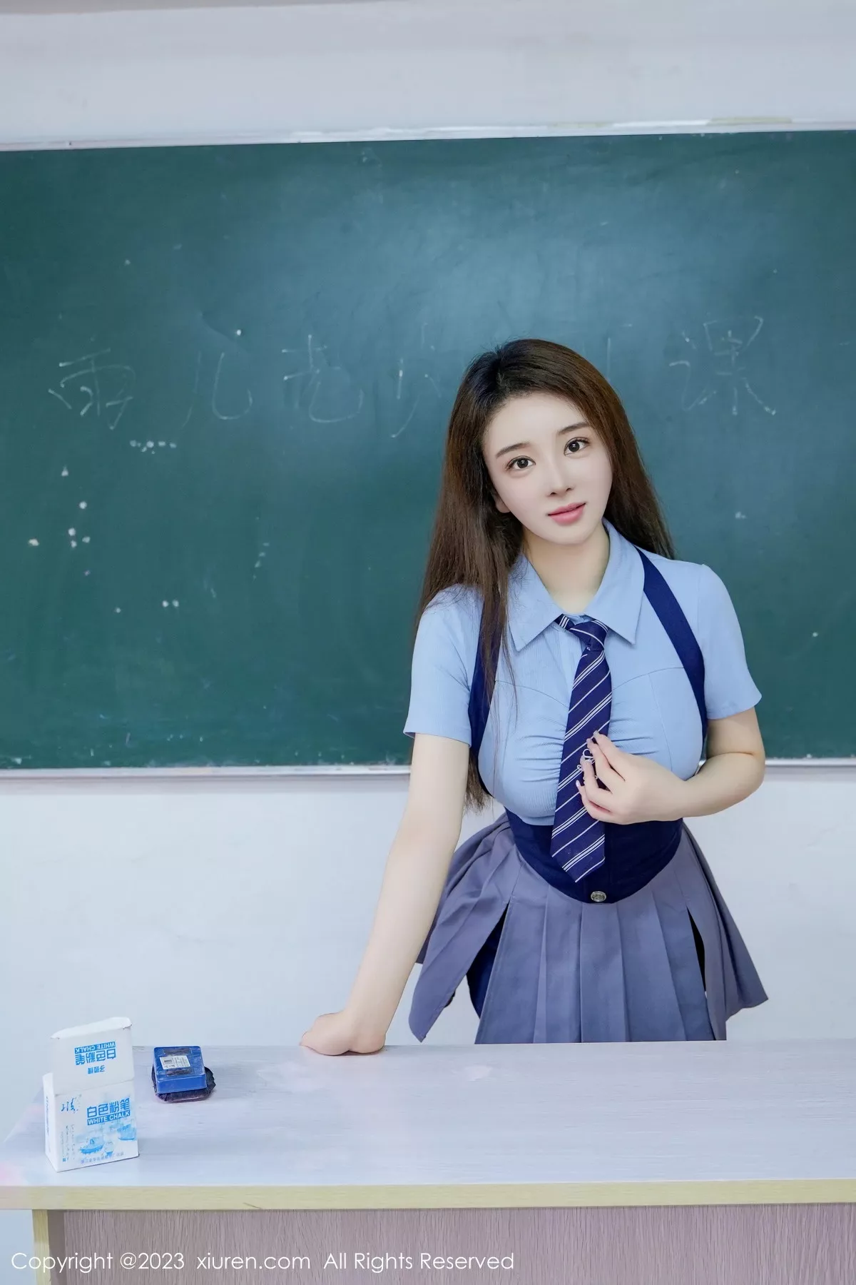 [XiuRen秀人网] 2023.07.12 No.7064 eve雨儿1494 教室场景 [66P] NO.10