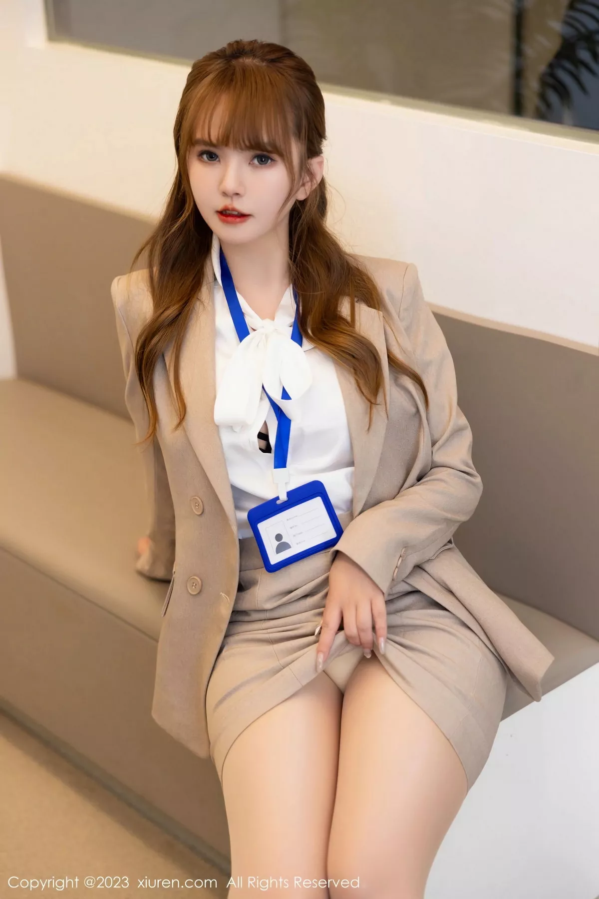 [XiuRen秀人网] 2023.07.13 No.7073 张思允Nice Ol职业装 [89P] NO.8