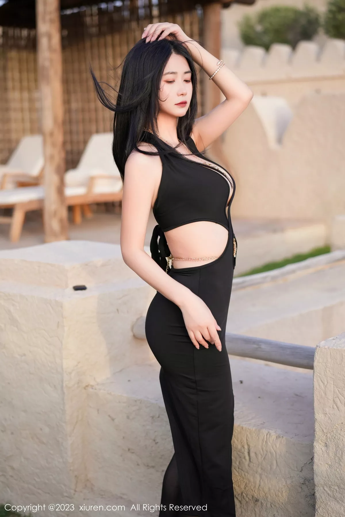 [XiuRen秀人网] 2023.07.14 No.7080 laura阿姣 黑丝美腿 [83P] NO.3