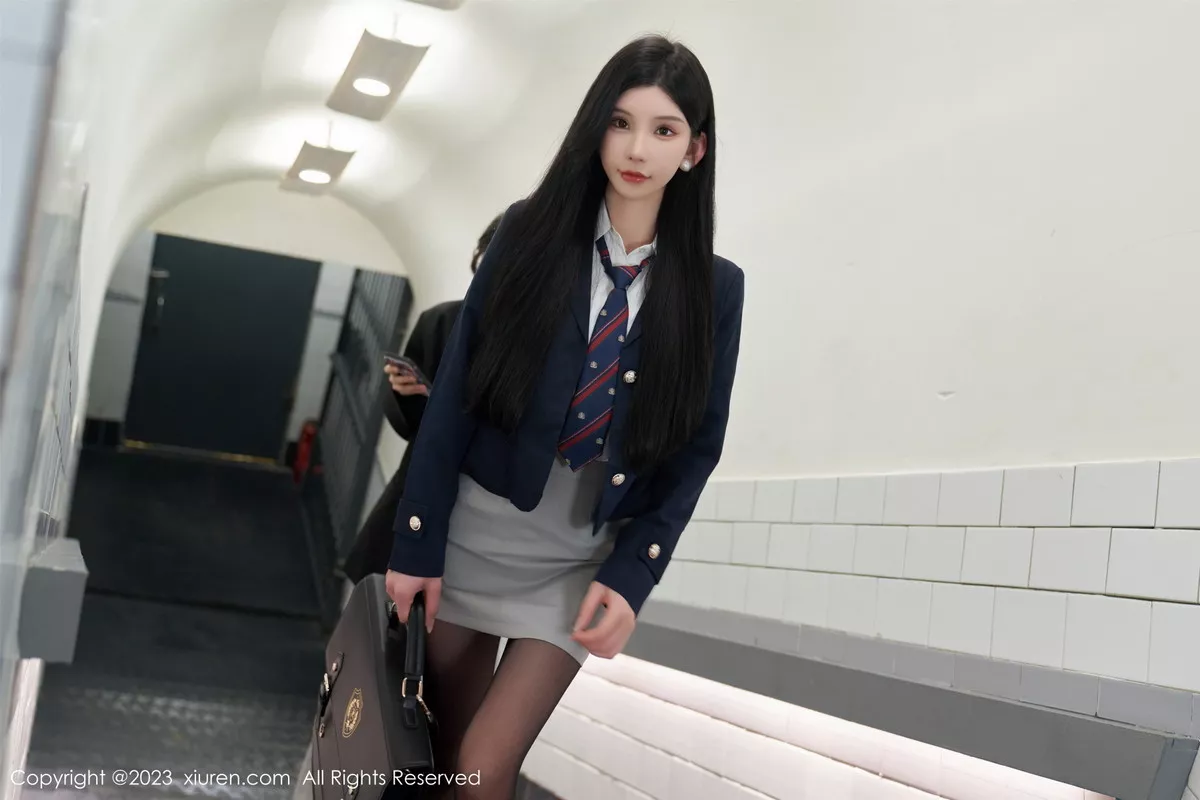 [XiuRen秀人网] 2023.07.14 No.7086 周于希Sally 制服短裙 [100P] NO.10