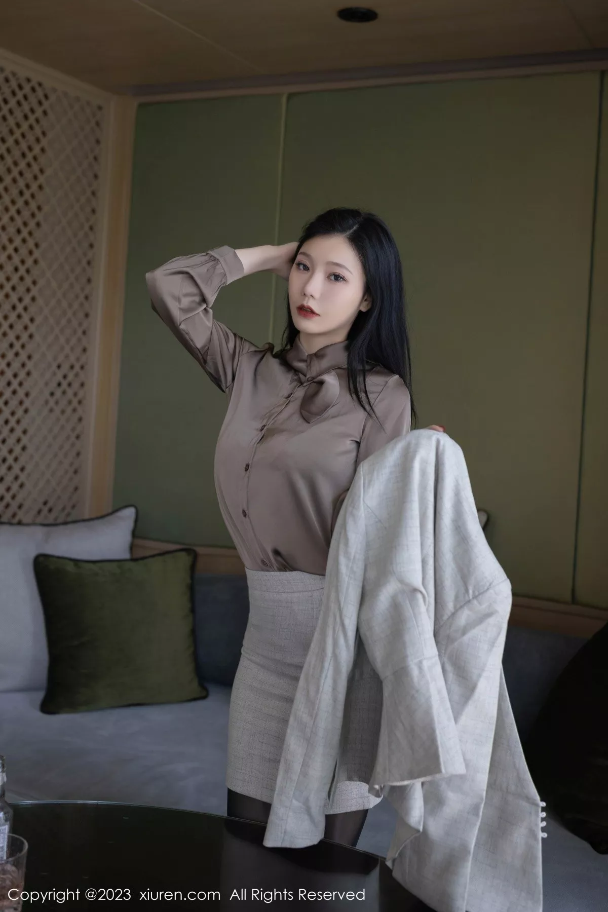 [XiuRen秀人网] 2023.06.20 No.6951 安然anran 短裙黑丝 [79P] NO.12