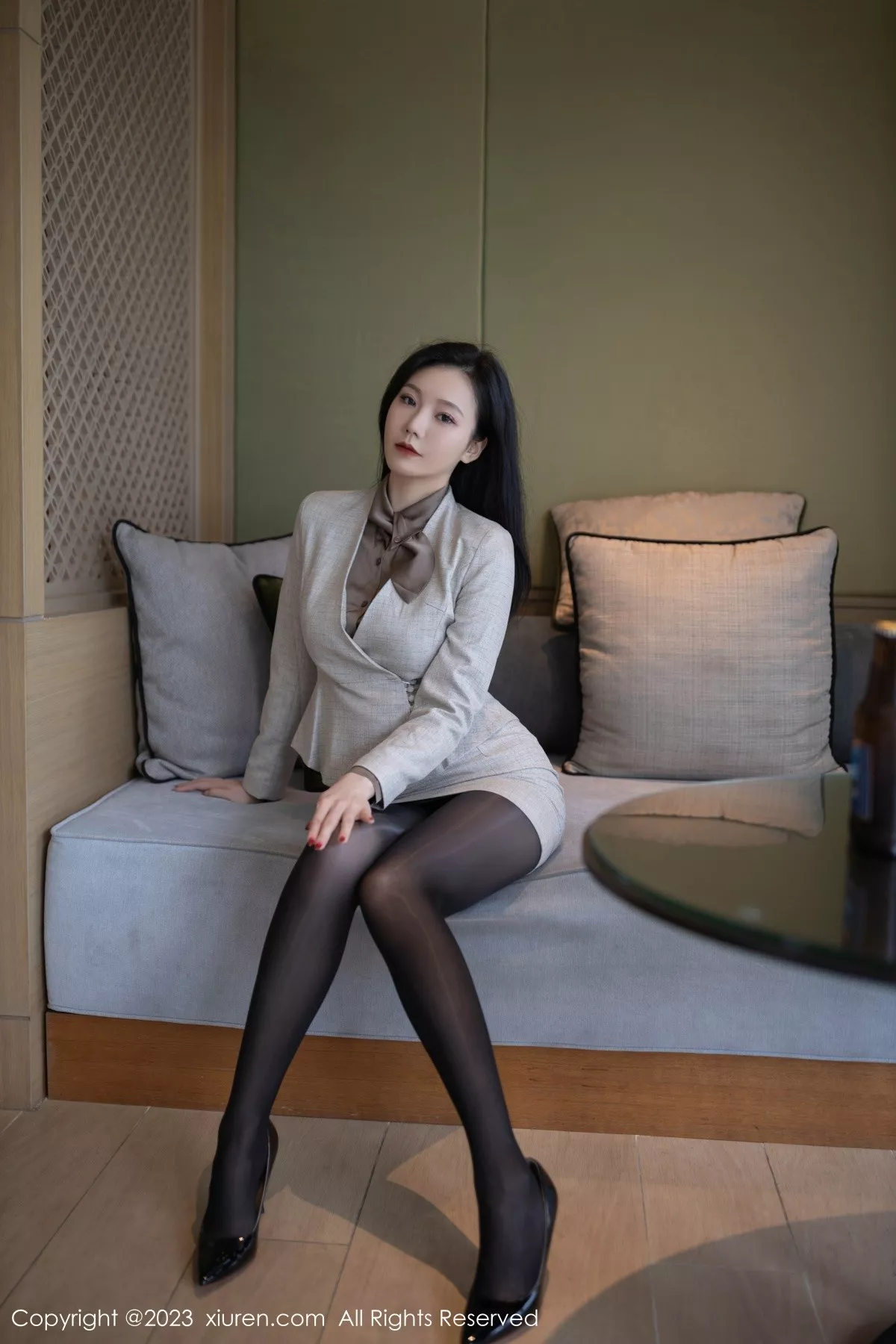 [XiuRen秀人网] 2023.06.20 No.6951 安然anran 短裙黑丝 [79P] NO.3